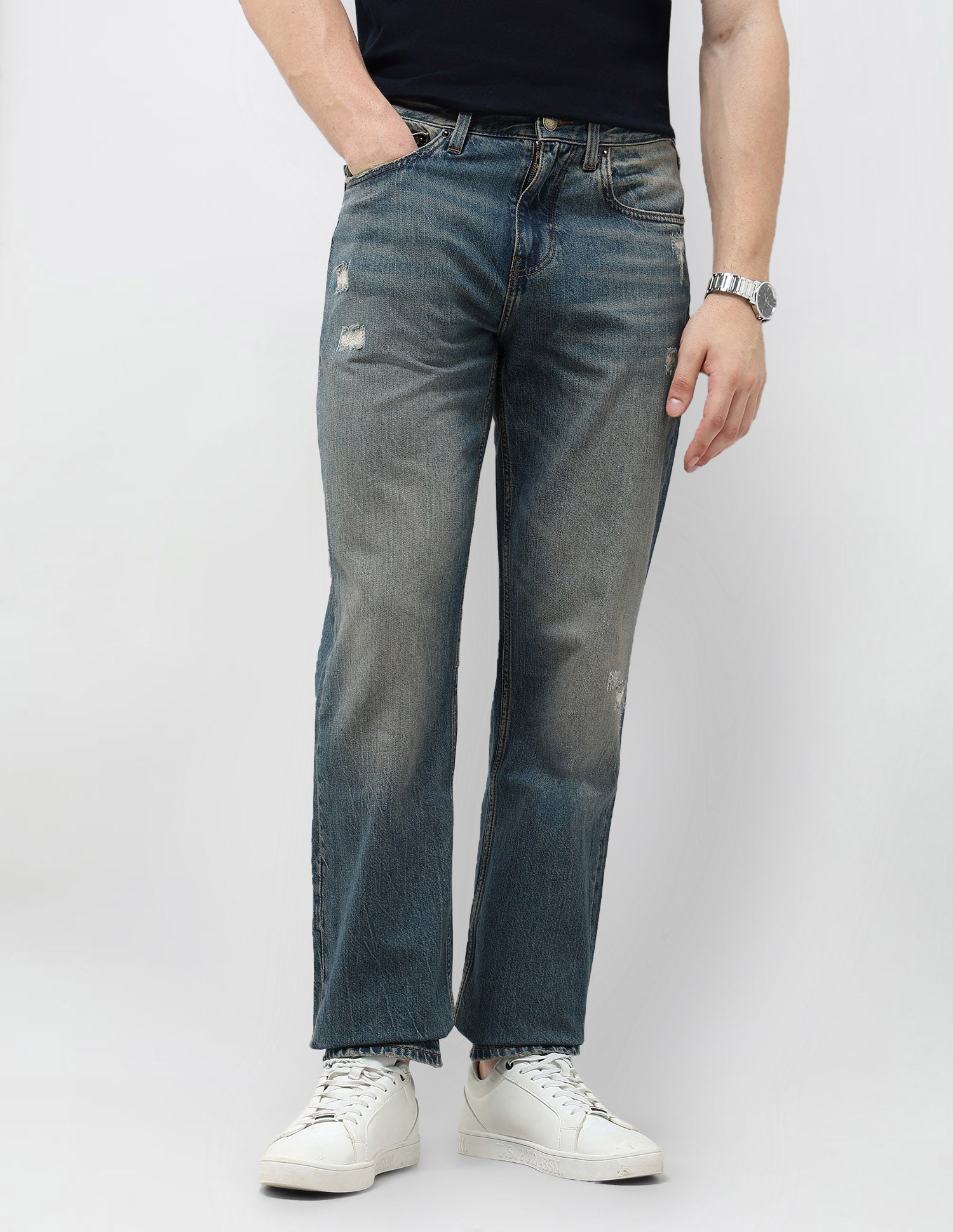 Shawn Relaxed Fit Blue Jeans