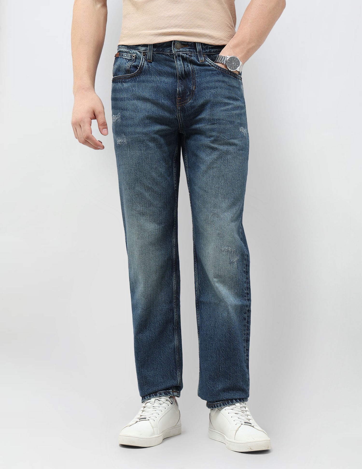 Shawn Relaxed Fit Blue Jeans