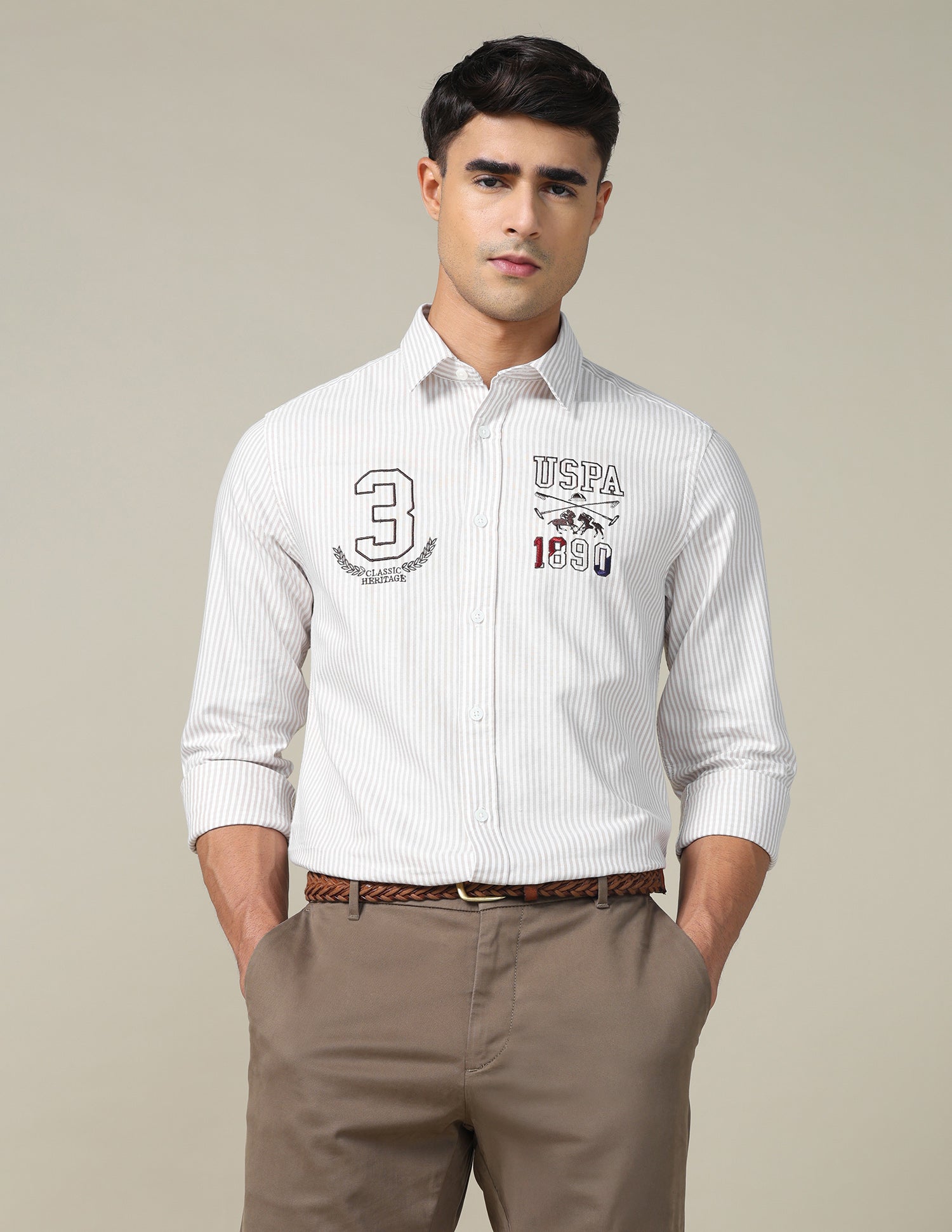 Oxford Vertical Striped Shirt