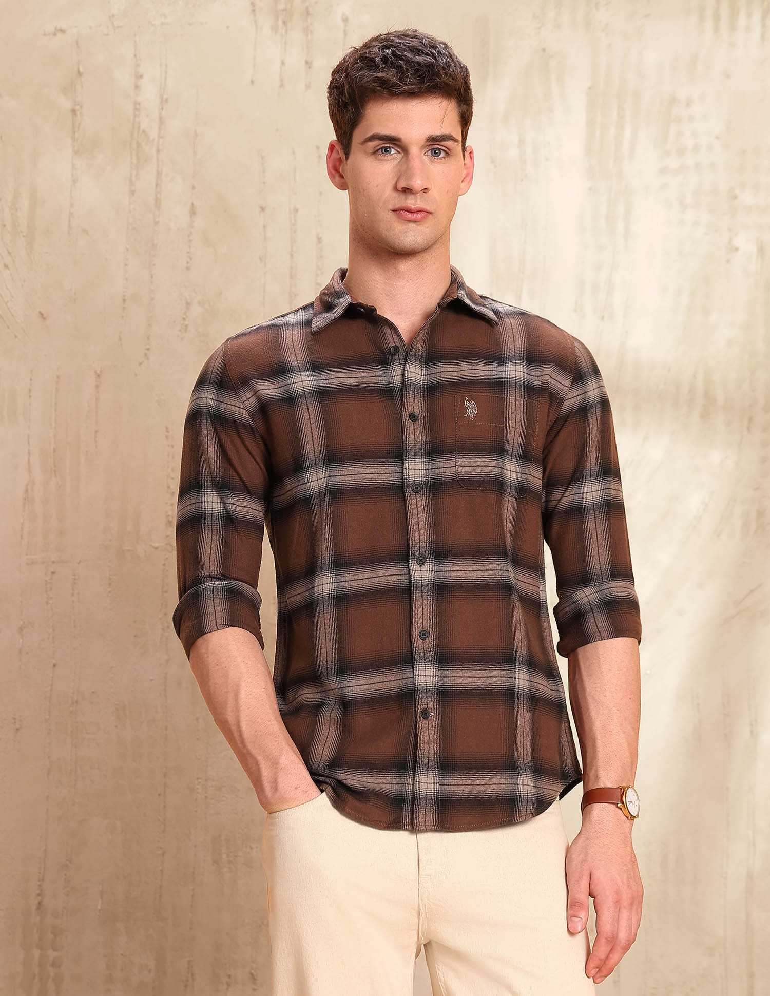 Tartan Checked Legend Of Horseshoe Shirt