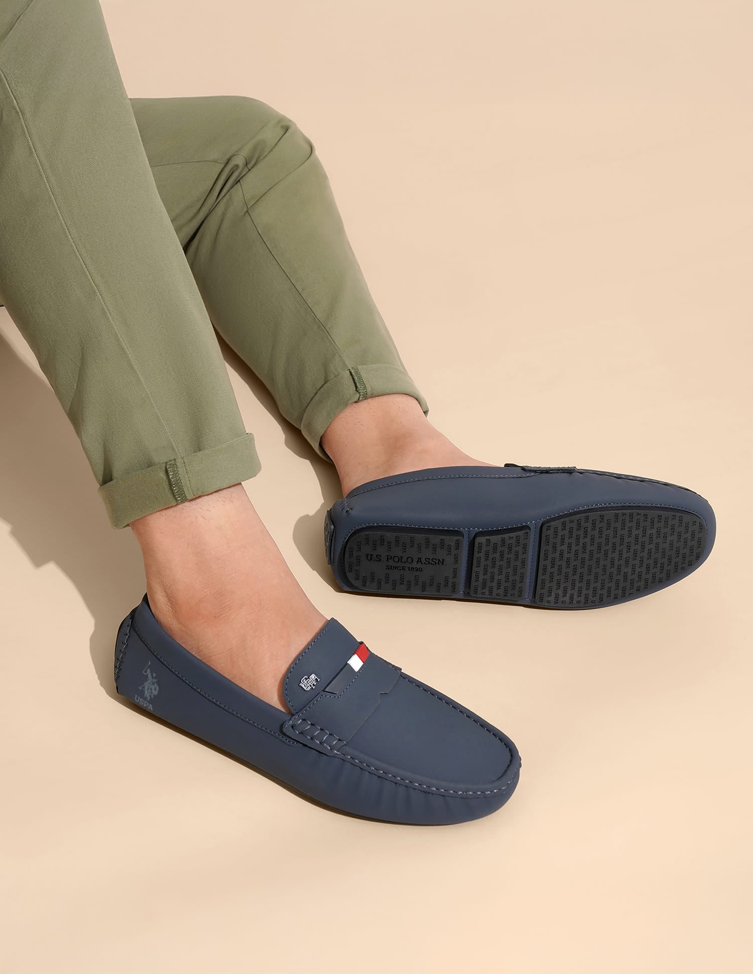 Men Galer 2.0 Loafers Navy - U.S. Polo Assn. India | Large
