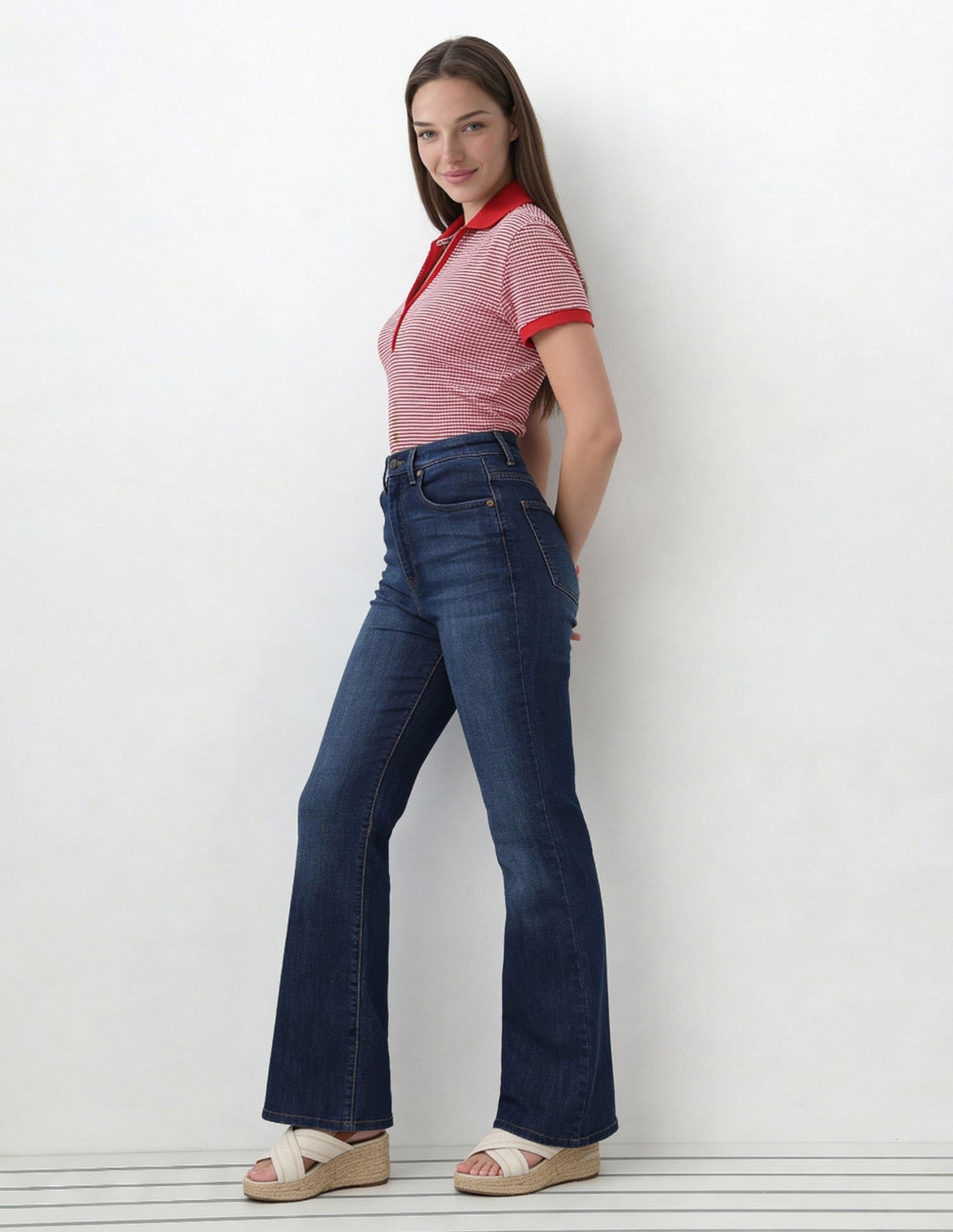 Ultra-High Rise Bootcut Jeans
