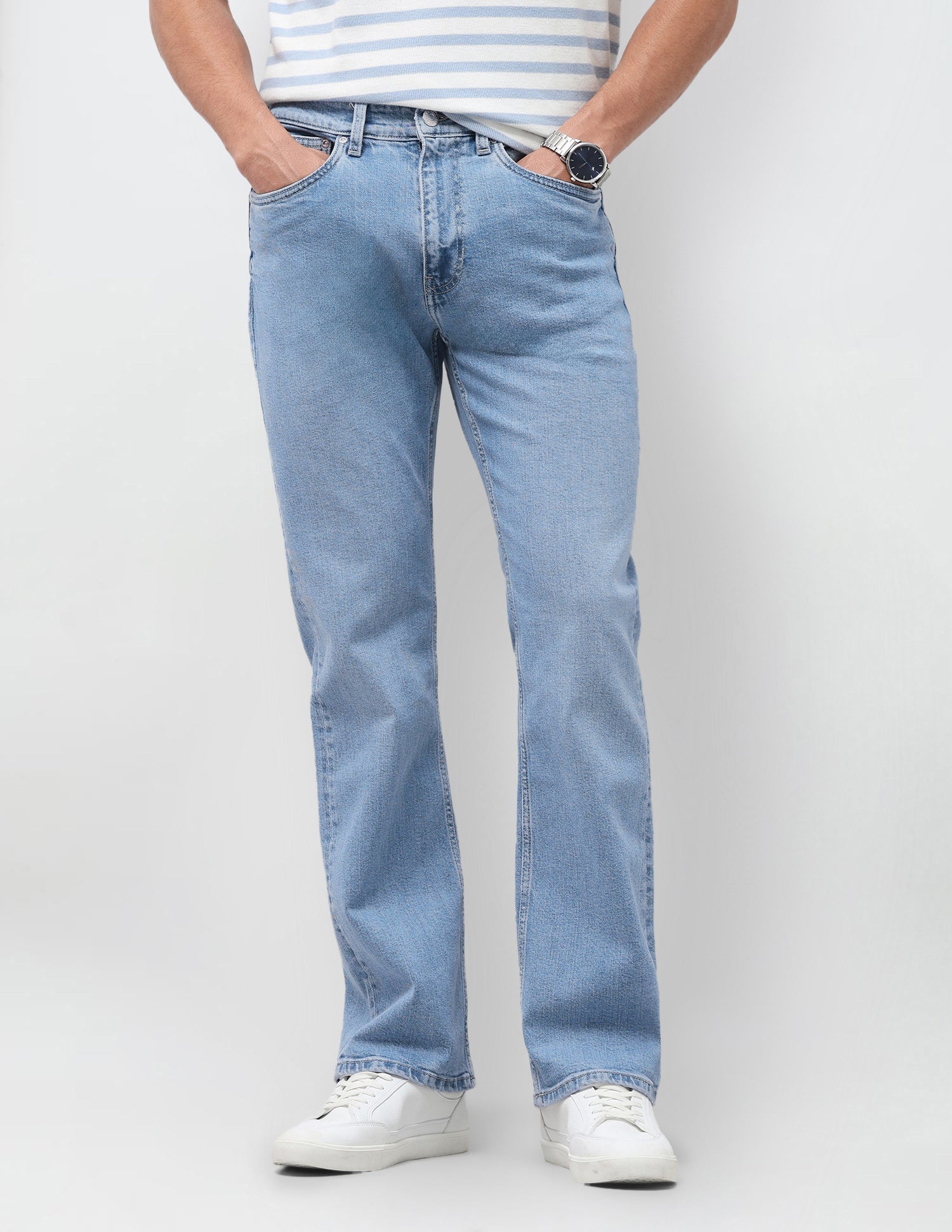 Connor Bootcut Fit Blue Jeans