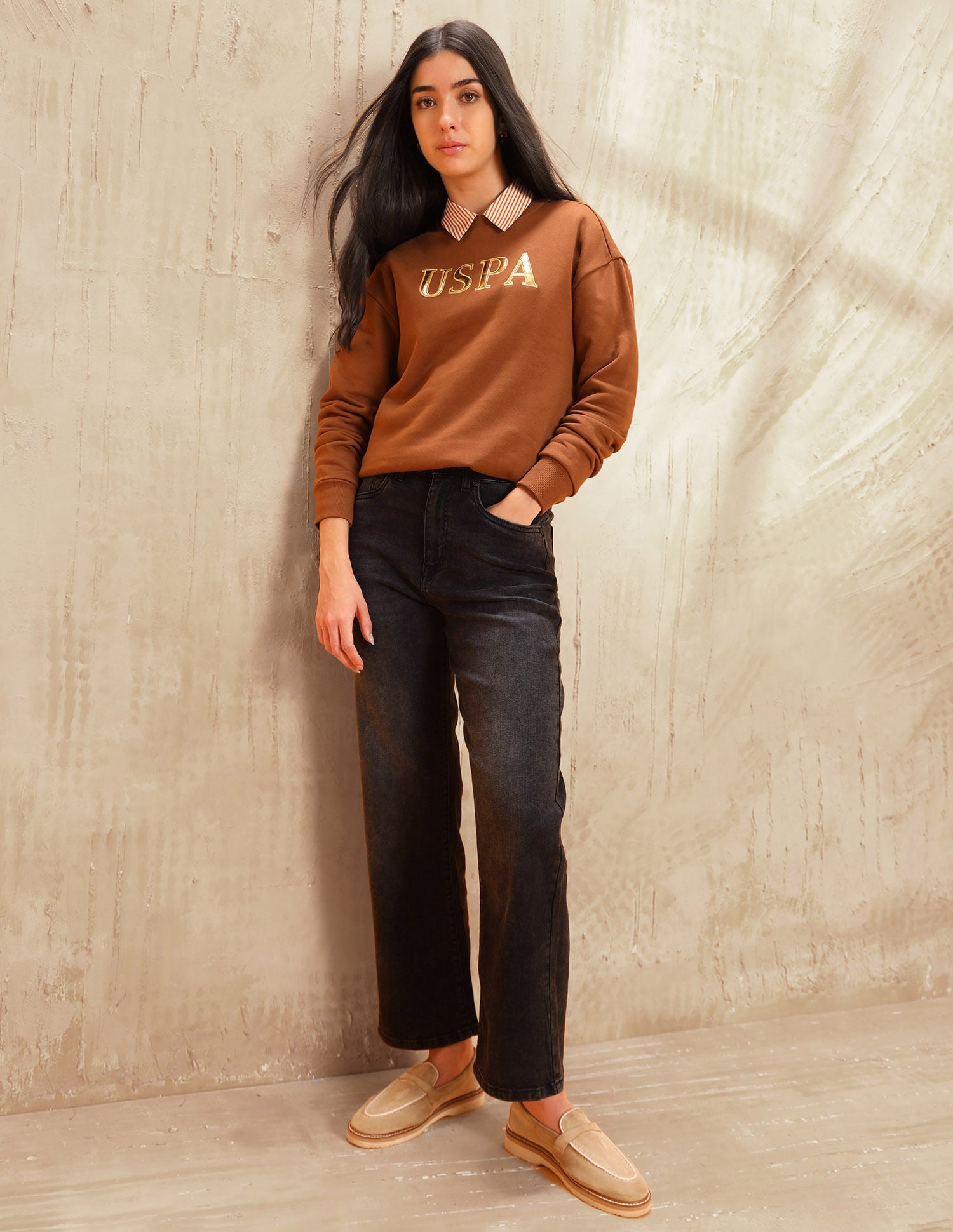 High Rise Straight Fit