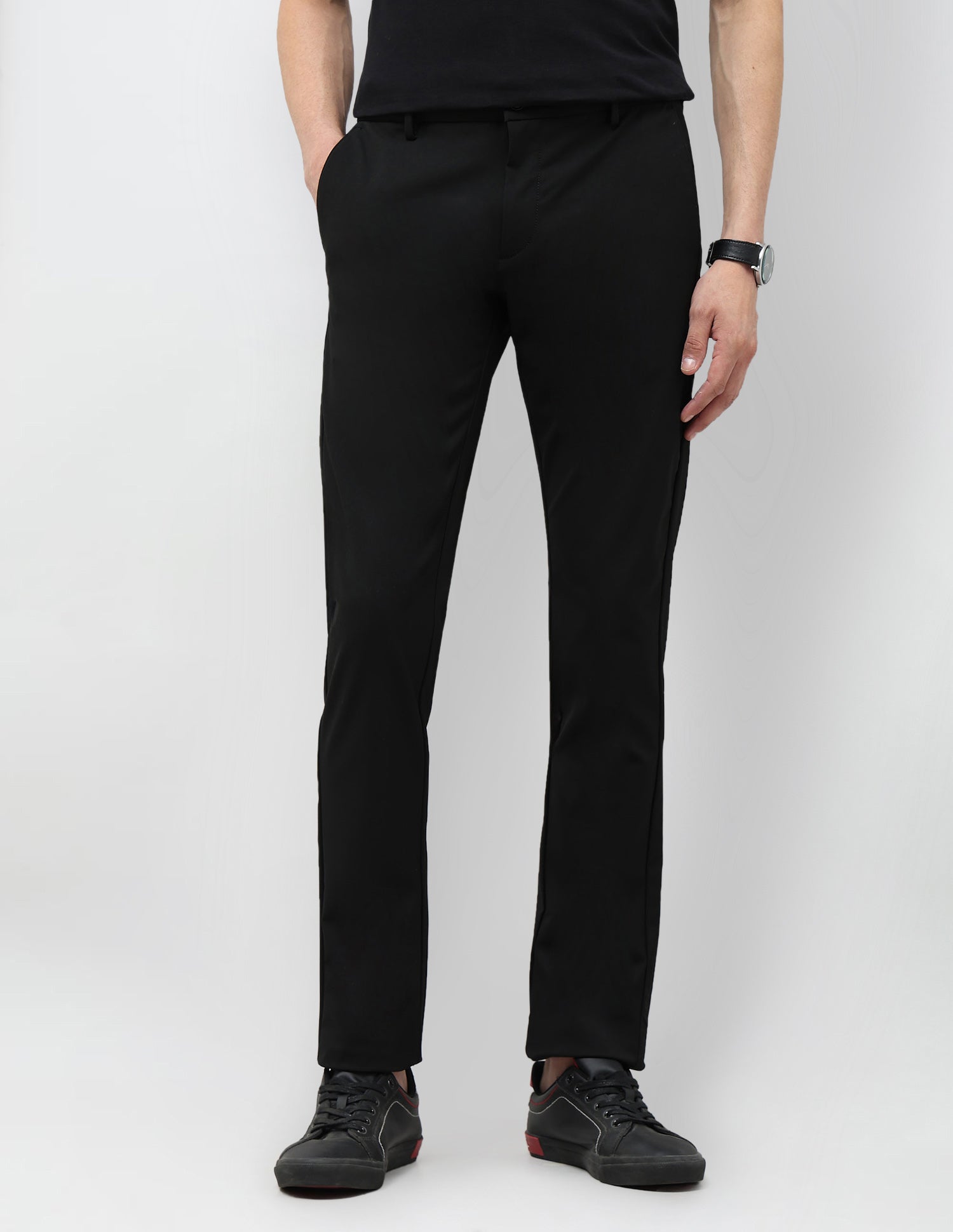 Mid Rise Slim Fit Trousers