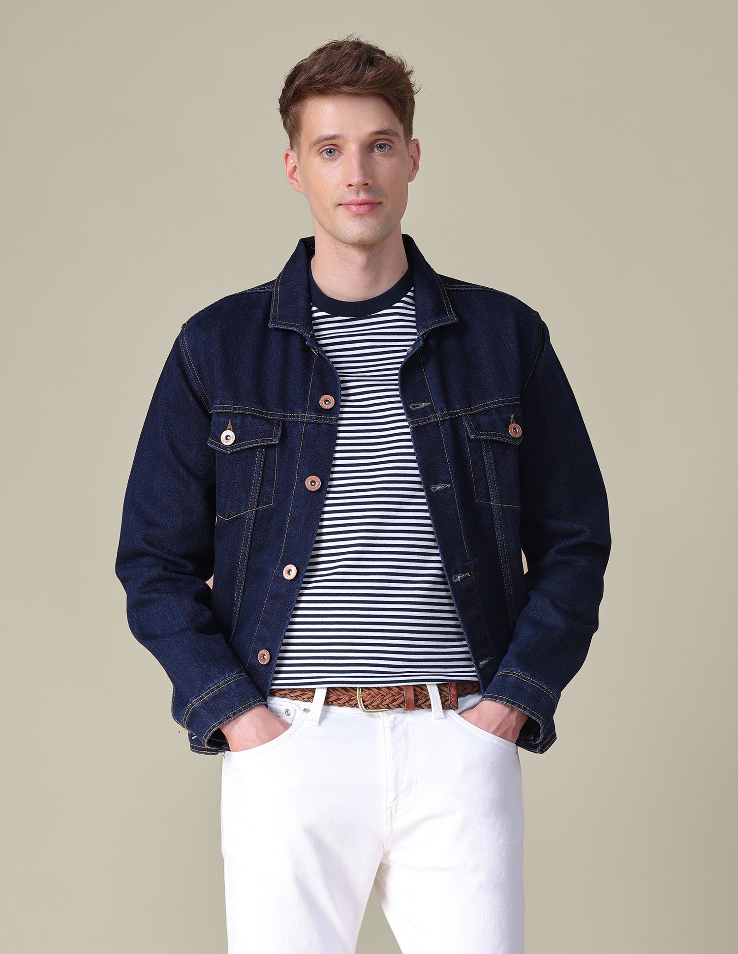 Horizontal Striped Slim Fit T-Shirt