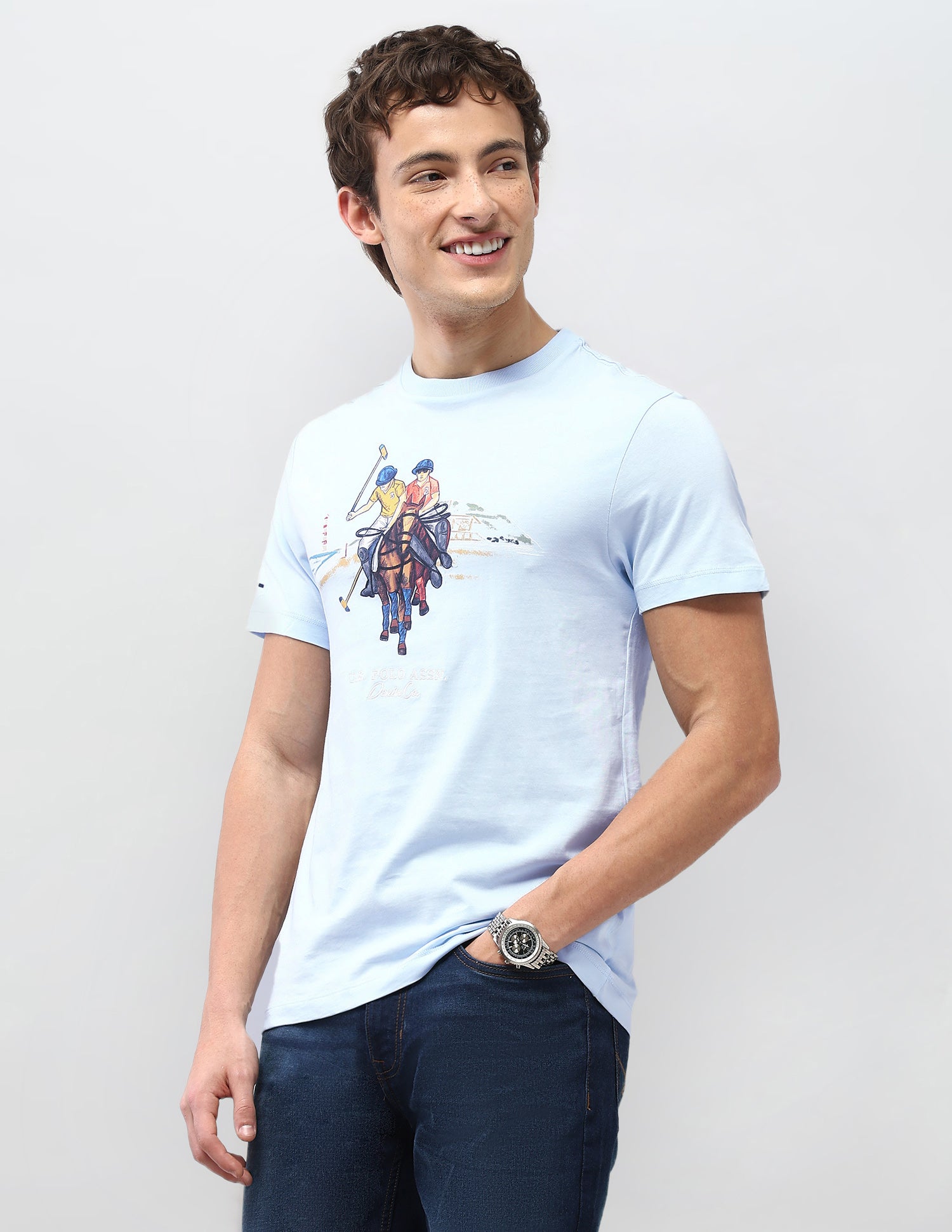 Graphic Printed Motel On The Coast T-Shirt