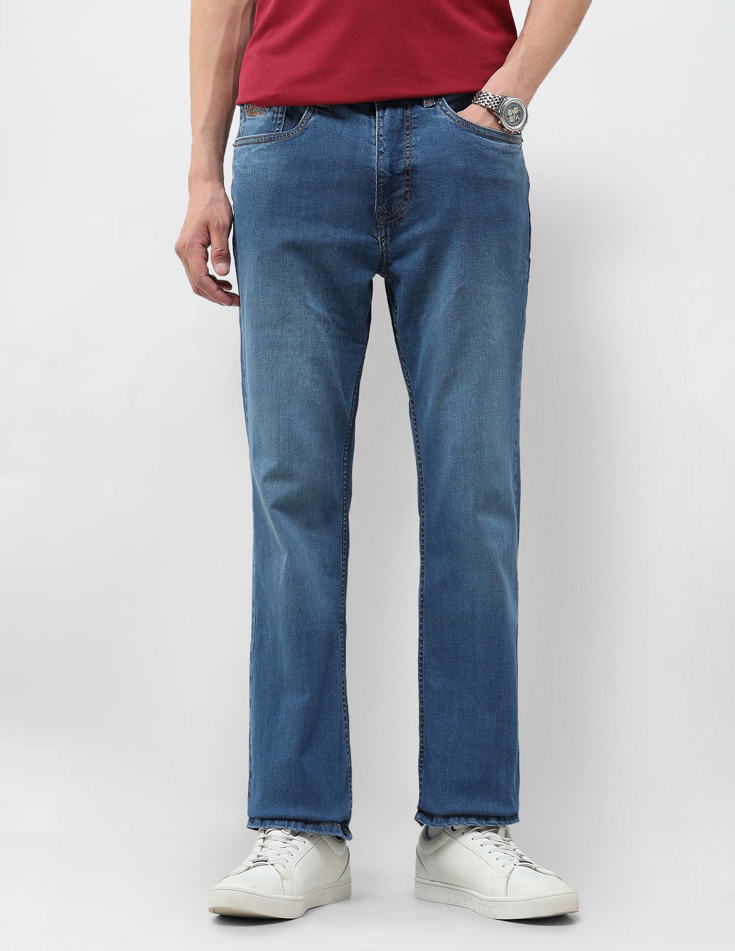 Connor Bootcut Fit Blue Jeans