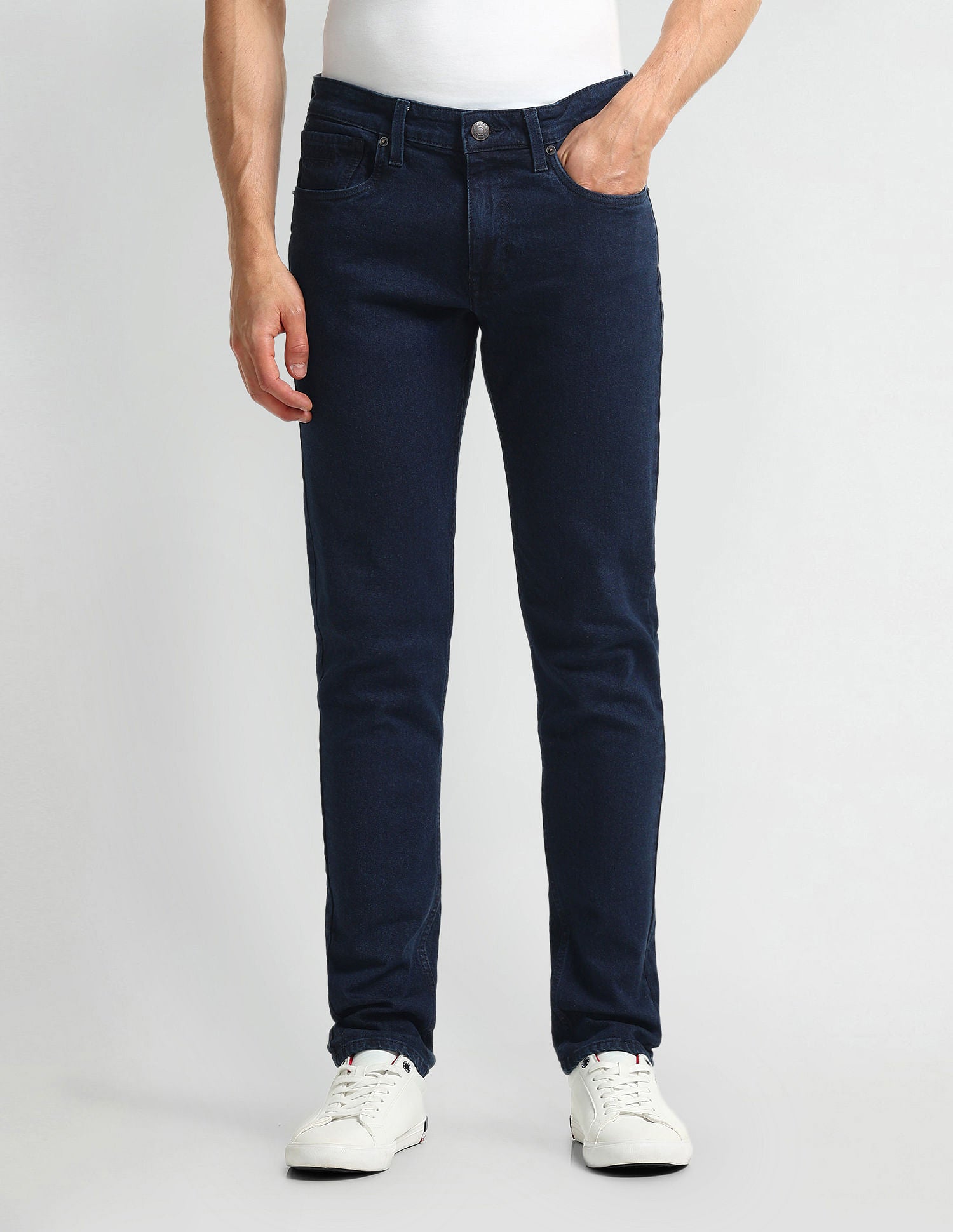 Brandon Slim Tapered Navy Jeans Navy - U.S. Polo Assn. India | Large