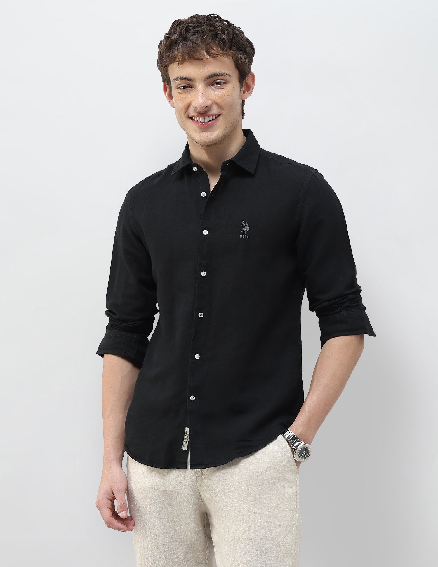 Solid Regular Fit Shirt