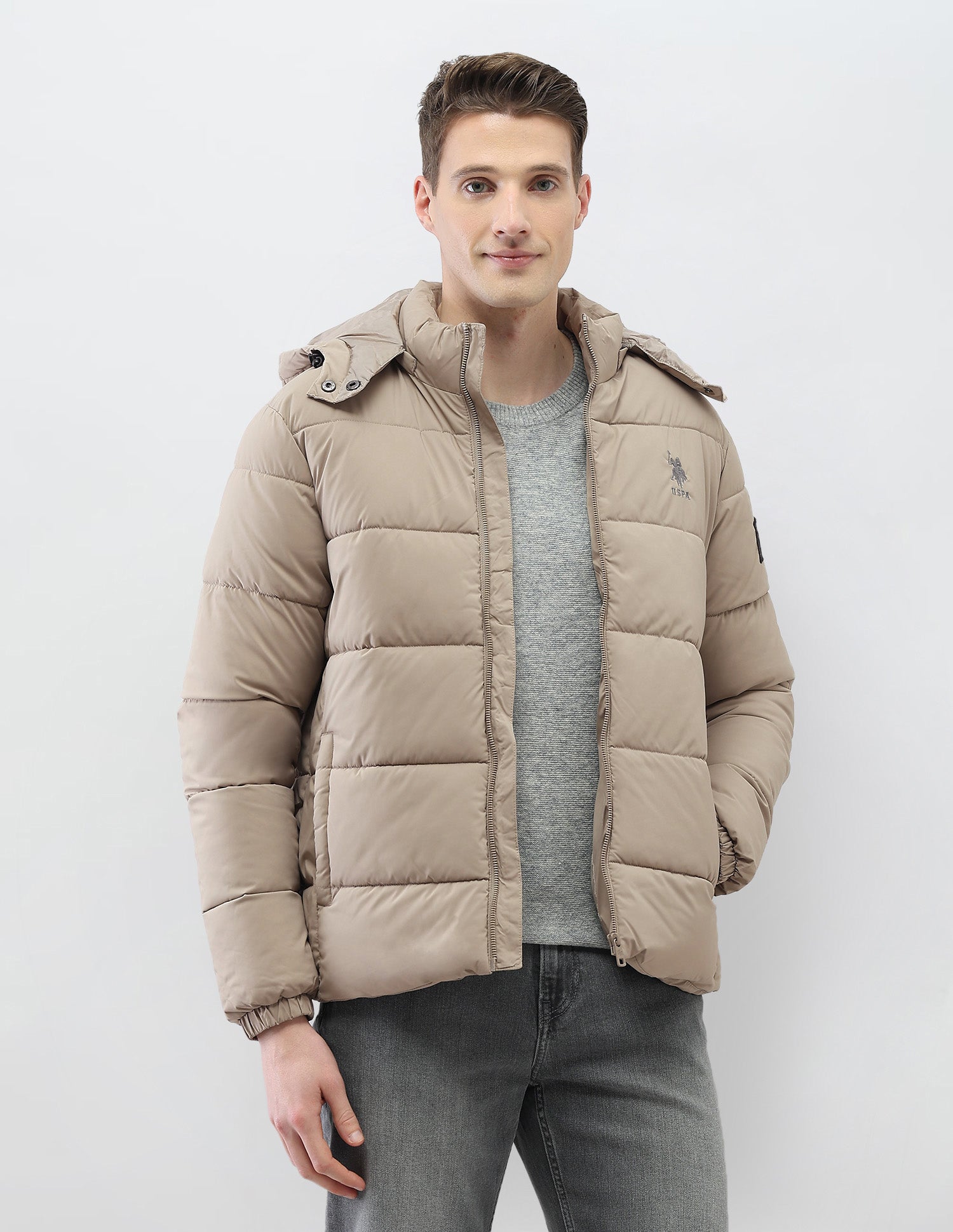 Detachable Hood Puffer Jacket