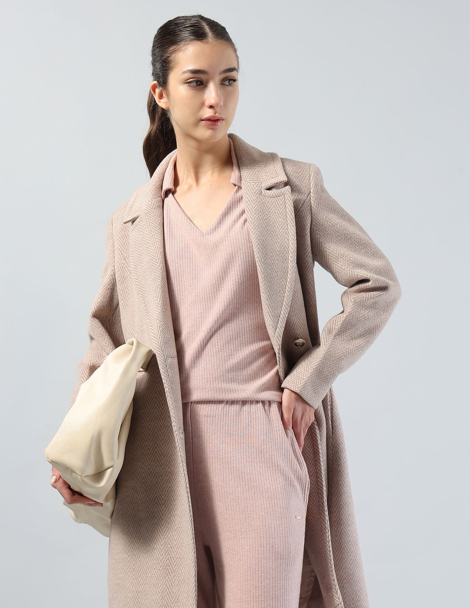 Ribbed Relaxed Fit Polo Shirt Pink - U.S. POLO ASSN. | Large