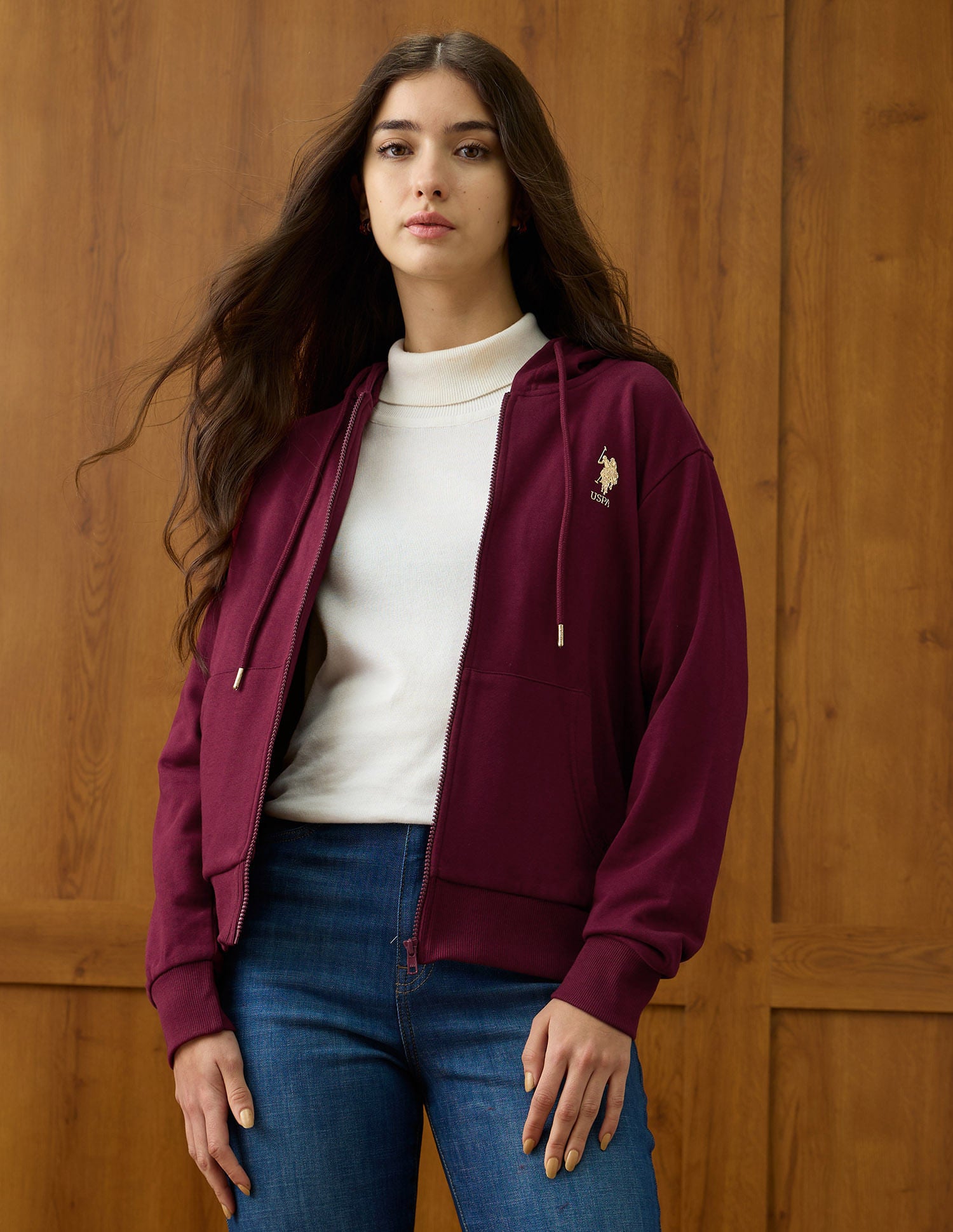 Regular Fit Solid Sweatshirt