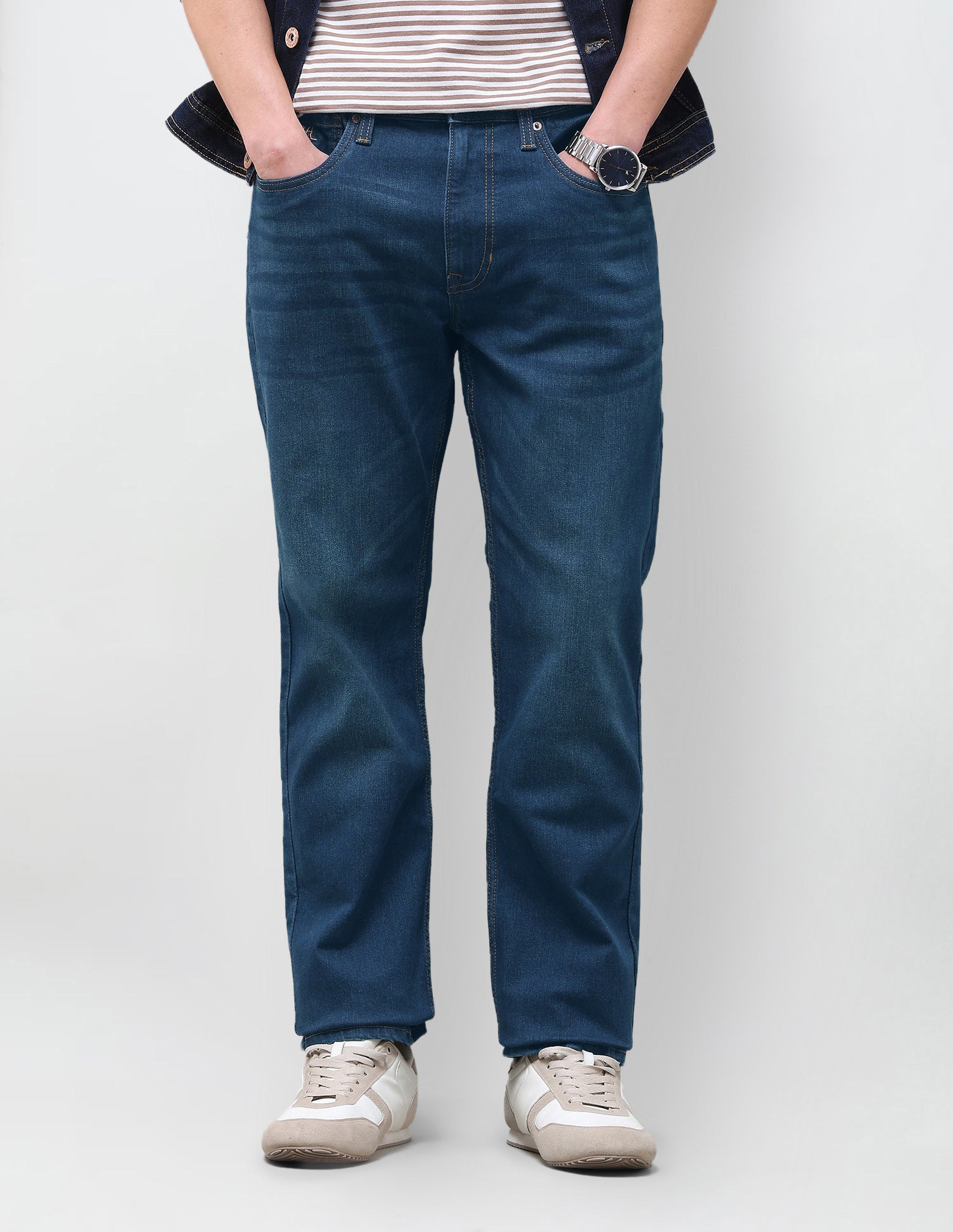 Harold Slim Straight Fit Blue Jeans Dark Indigo - U.S. Polo Assn. India | Large