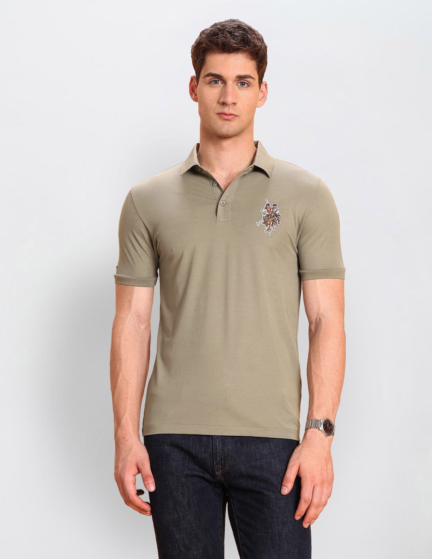 Solid Legend Of Horseshoe Polo Shirt