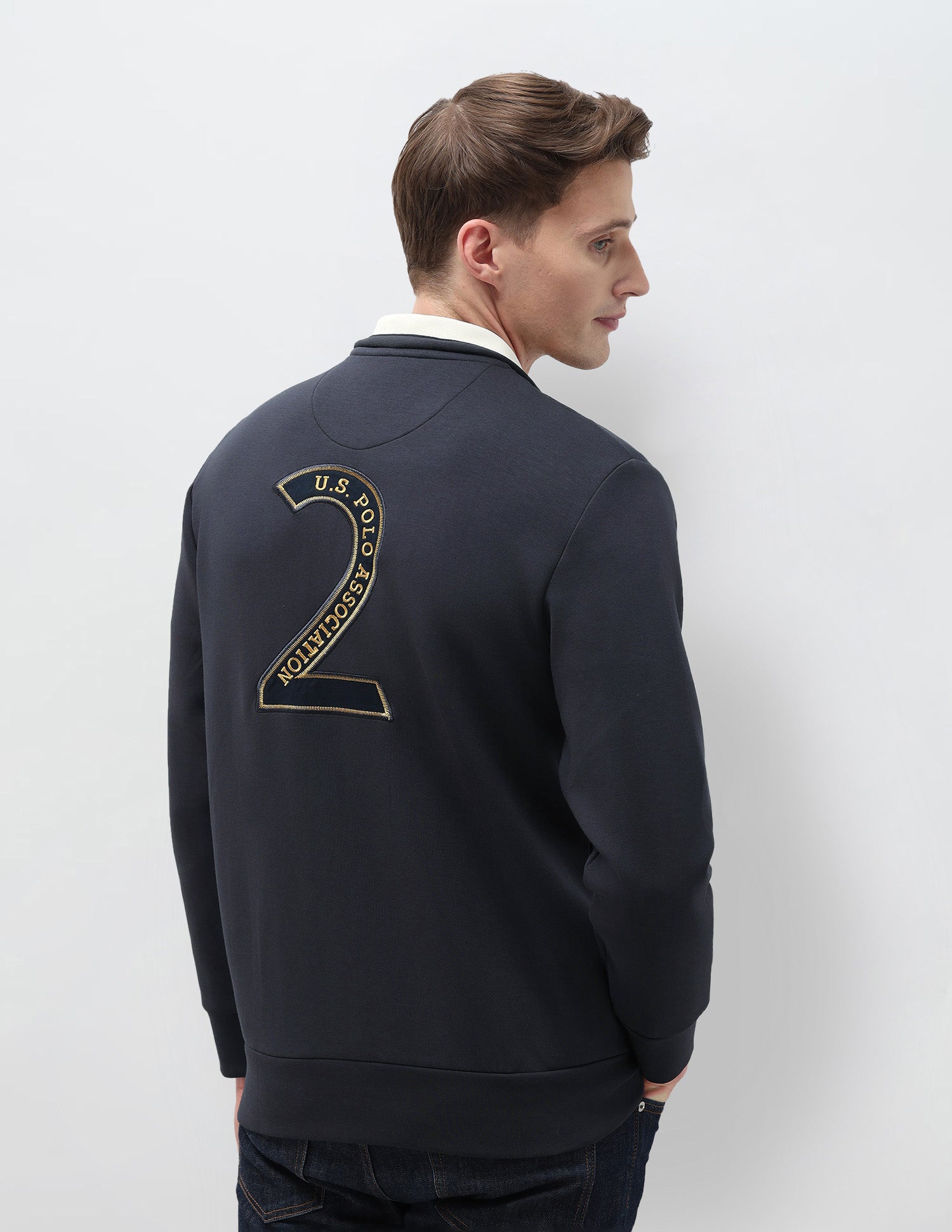 Numeric Brand Embroidered Regular Fit Sweatshirt