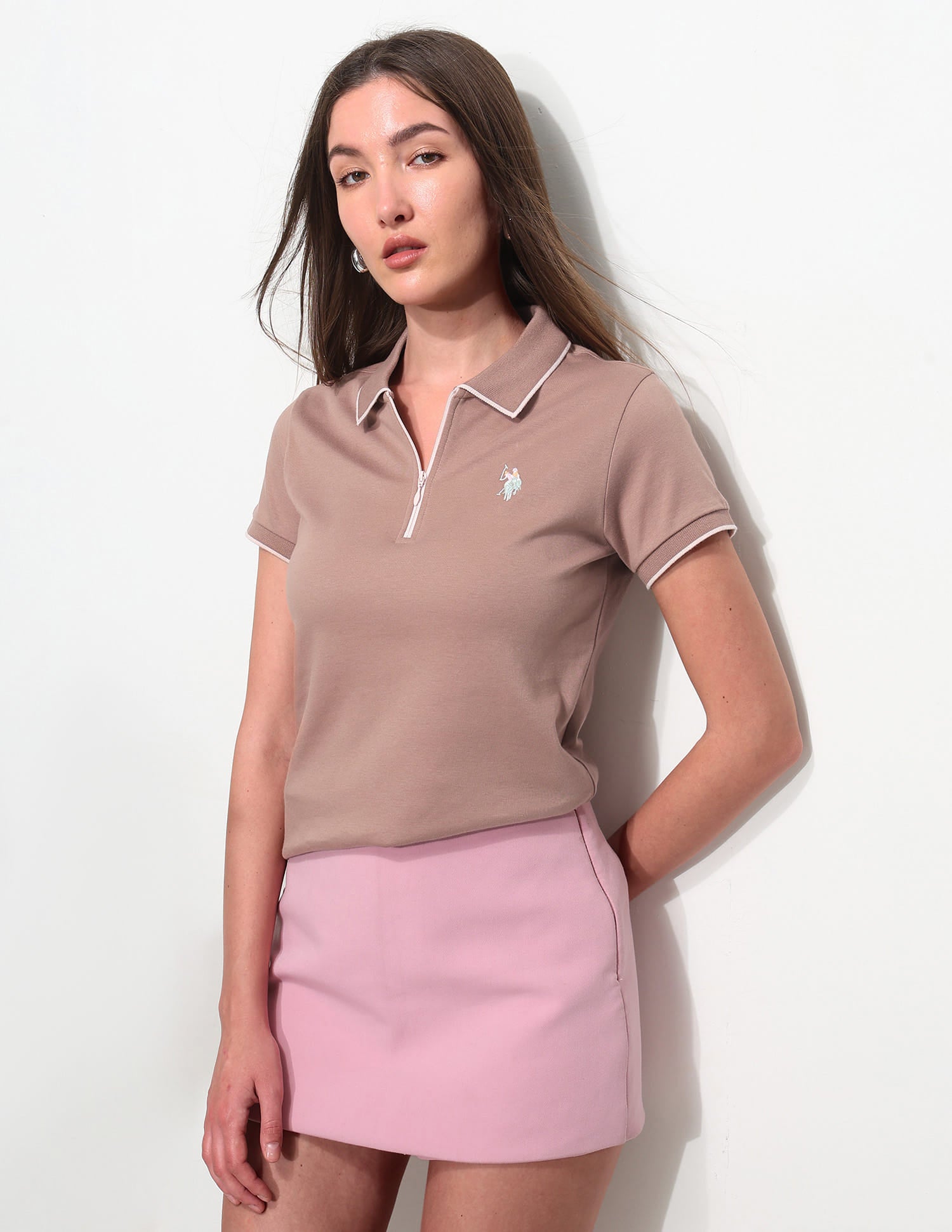 Regular Fit Solid Polo Shirt