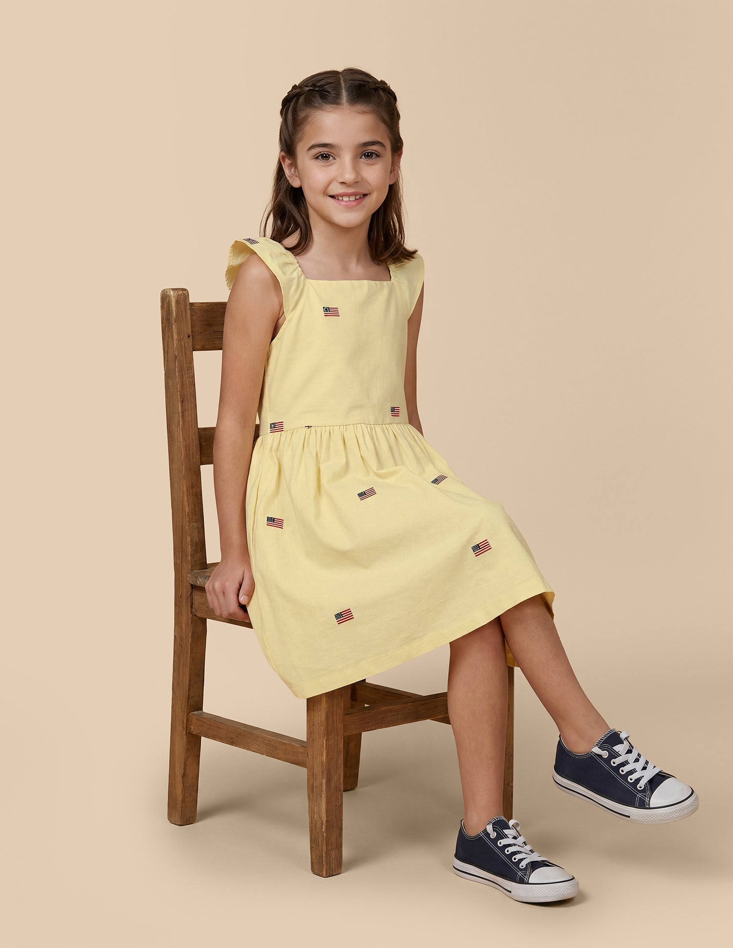 Embroidered Comfort Fit Dress