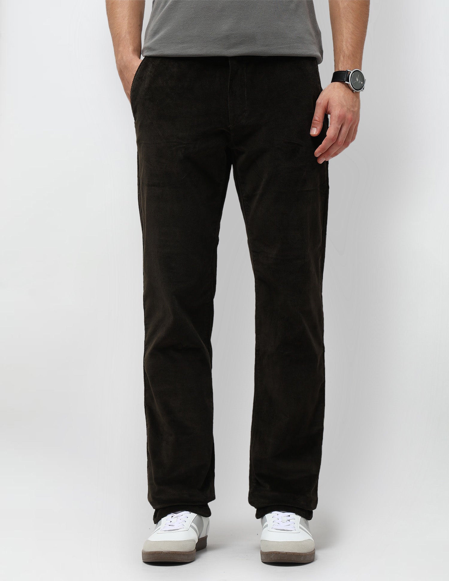 Riley Straight Fit Corduroy Trousers