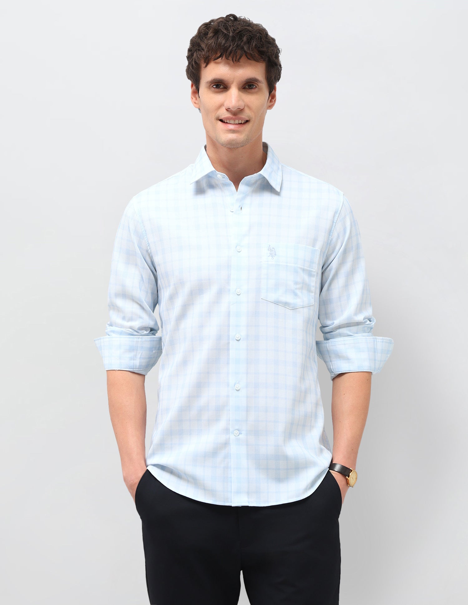 Tartan Checked Dobby Shirt