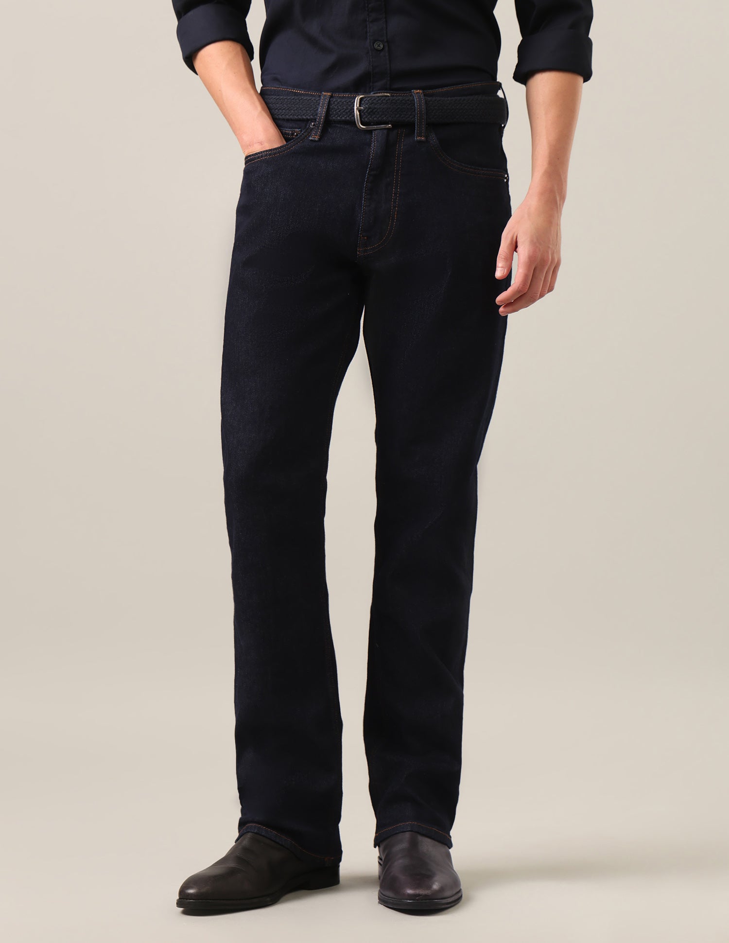 Connor Bootcut Fit Blue Jeans Rinse Blue - U.S. Polo Assn. India | Large