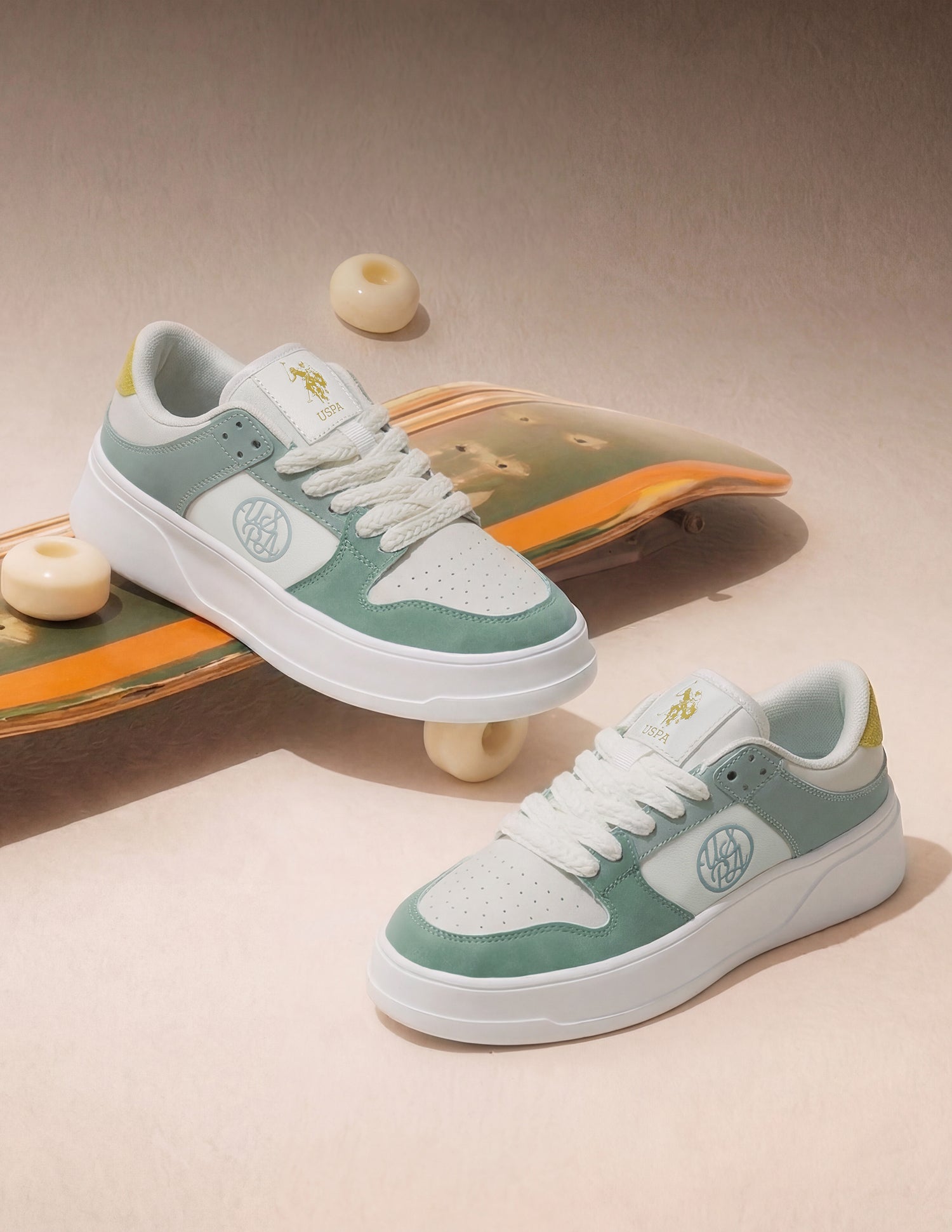 Women Lenora Lace Ups Round Toe Sneakers