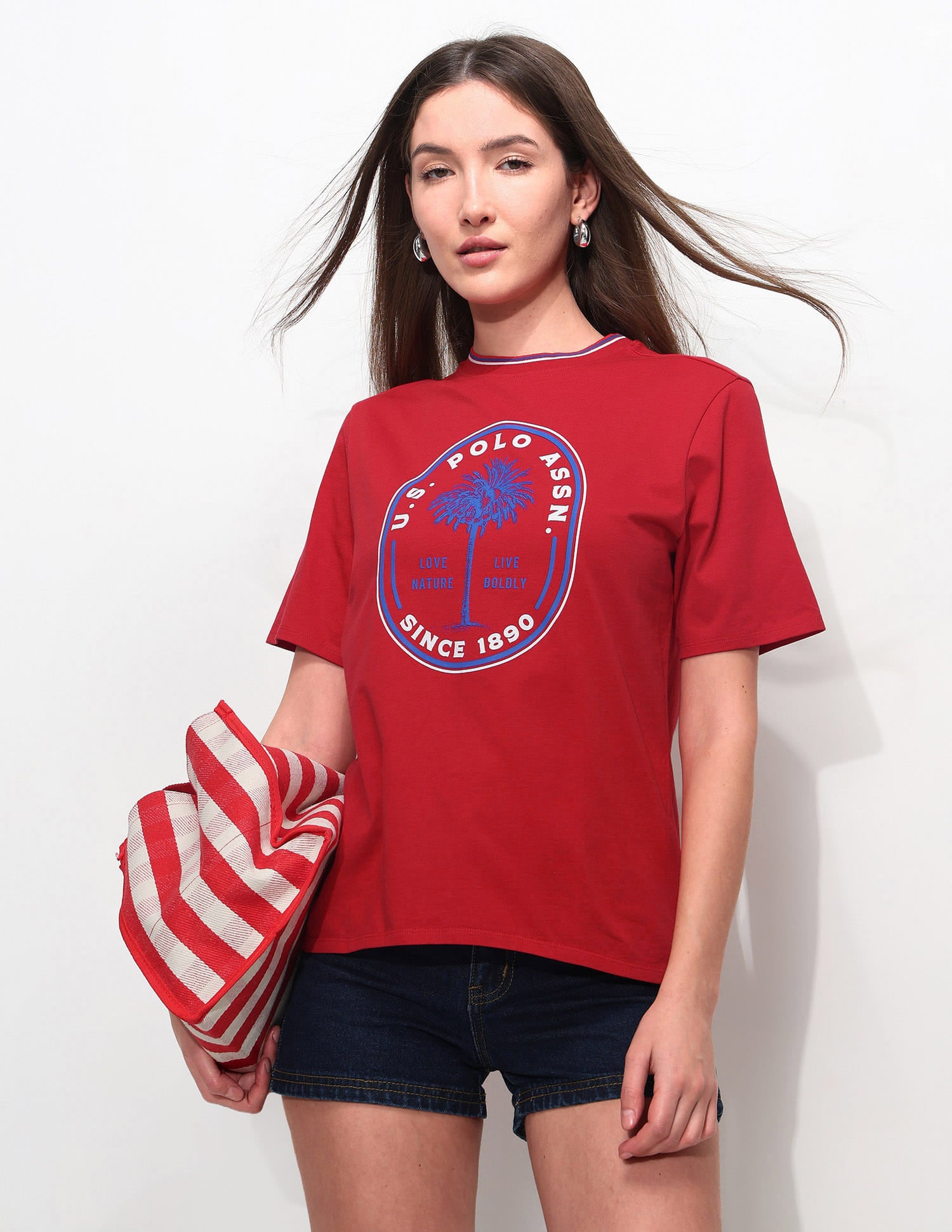 Boxy Fit Graphic Printed T-Shirt