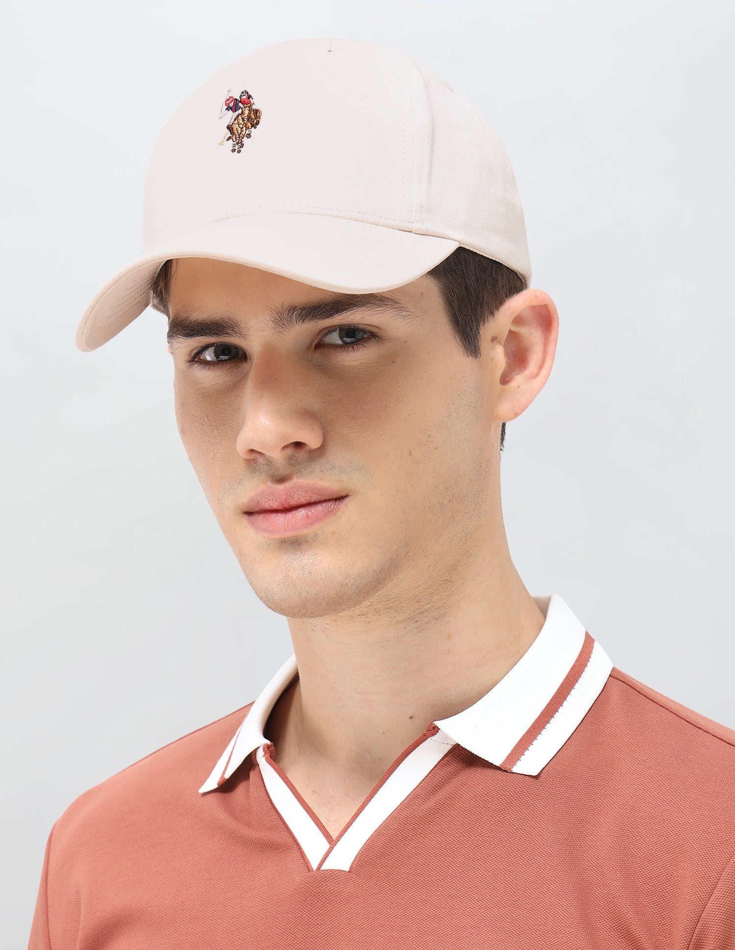 Solid Twill Cap Beige - U.S. Polo Assn. India | Large