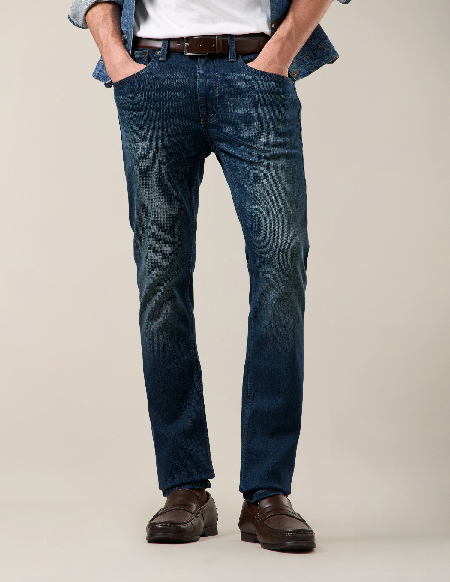 Regallo Skinny Fit Blue Jeans Dark Blue - U.S. Polo Assn. India | Large