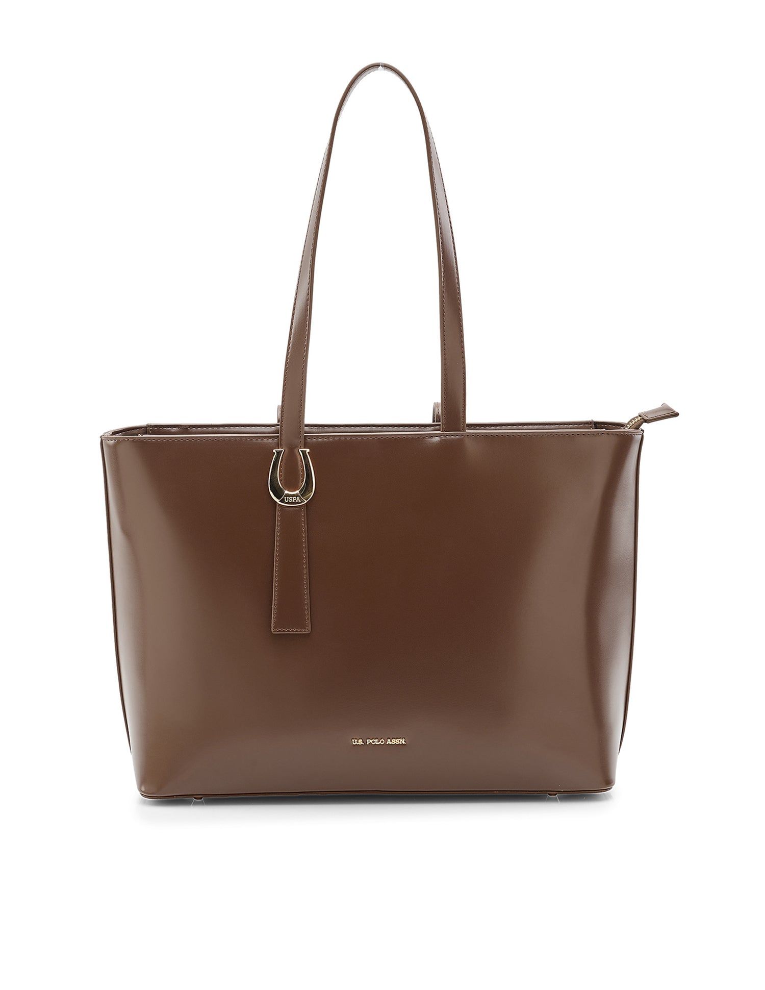 Clarice Tote Bag Dark Brown - U.S. Polo Assn. India | Large