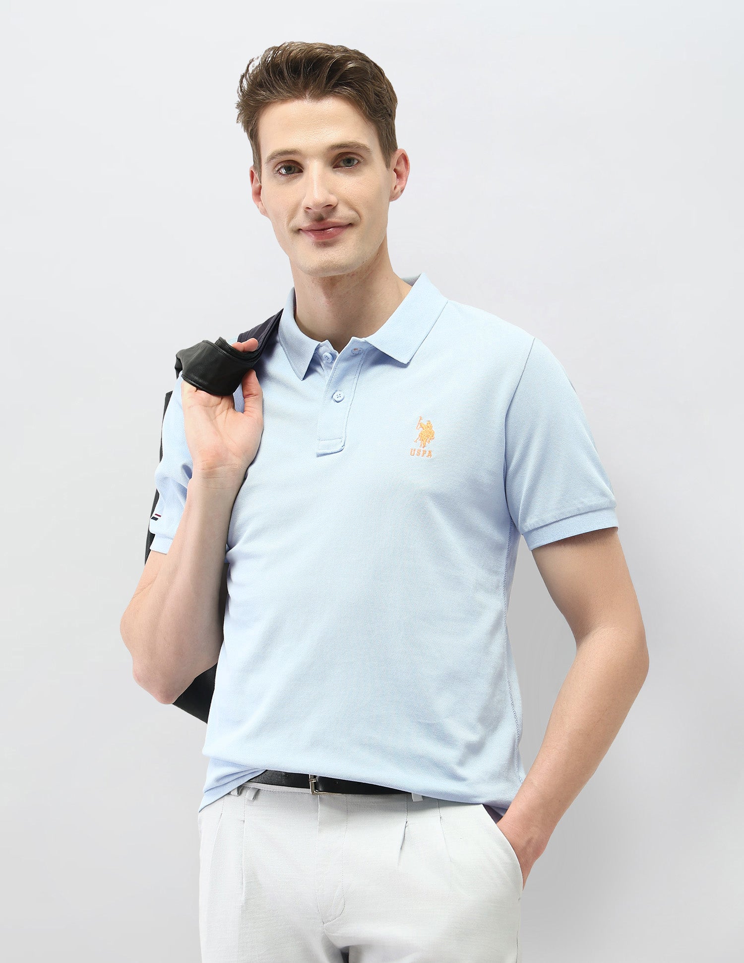 Solid Slim Fit Polo Shirt