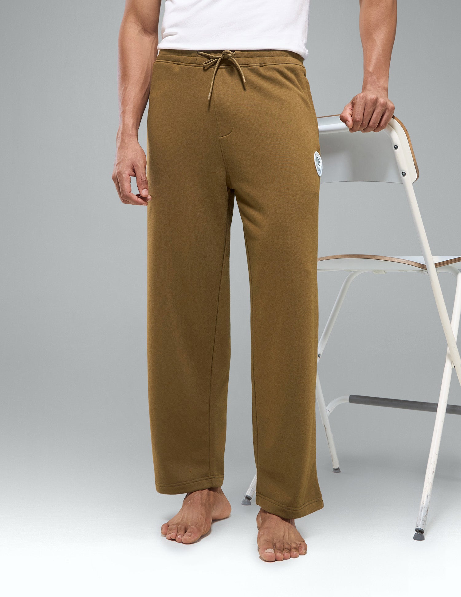 Mid Rise Relaxed Fit OR011 Track Pants Breen - U.S. Polo Assn. India | Large