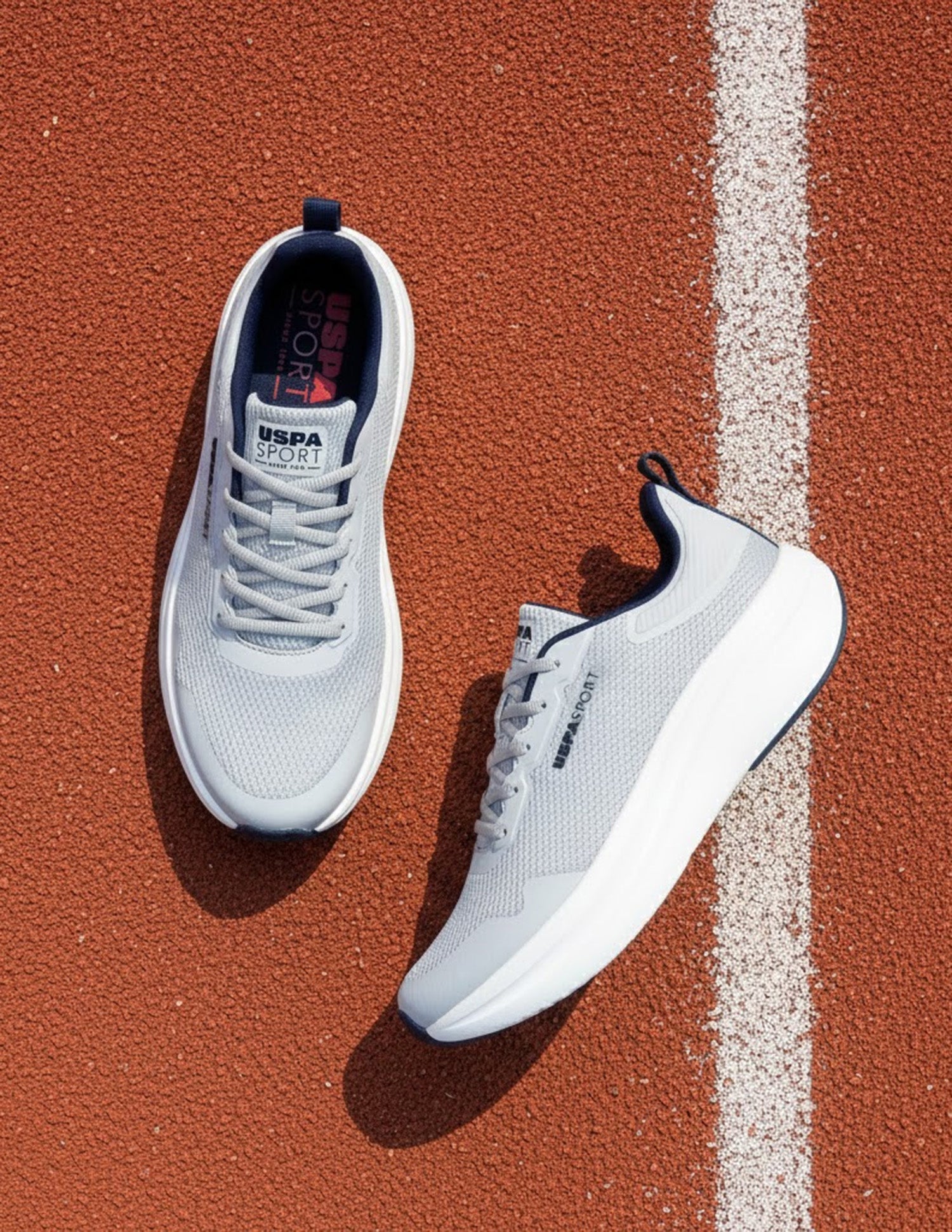 Men Grey Blaze Uspa Sport Sneakers