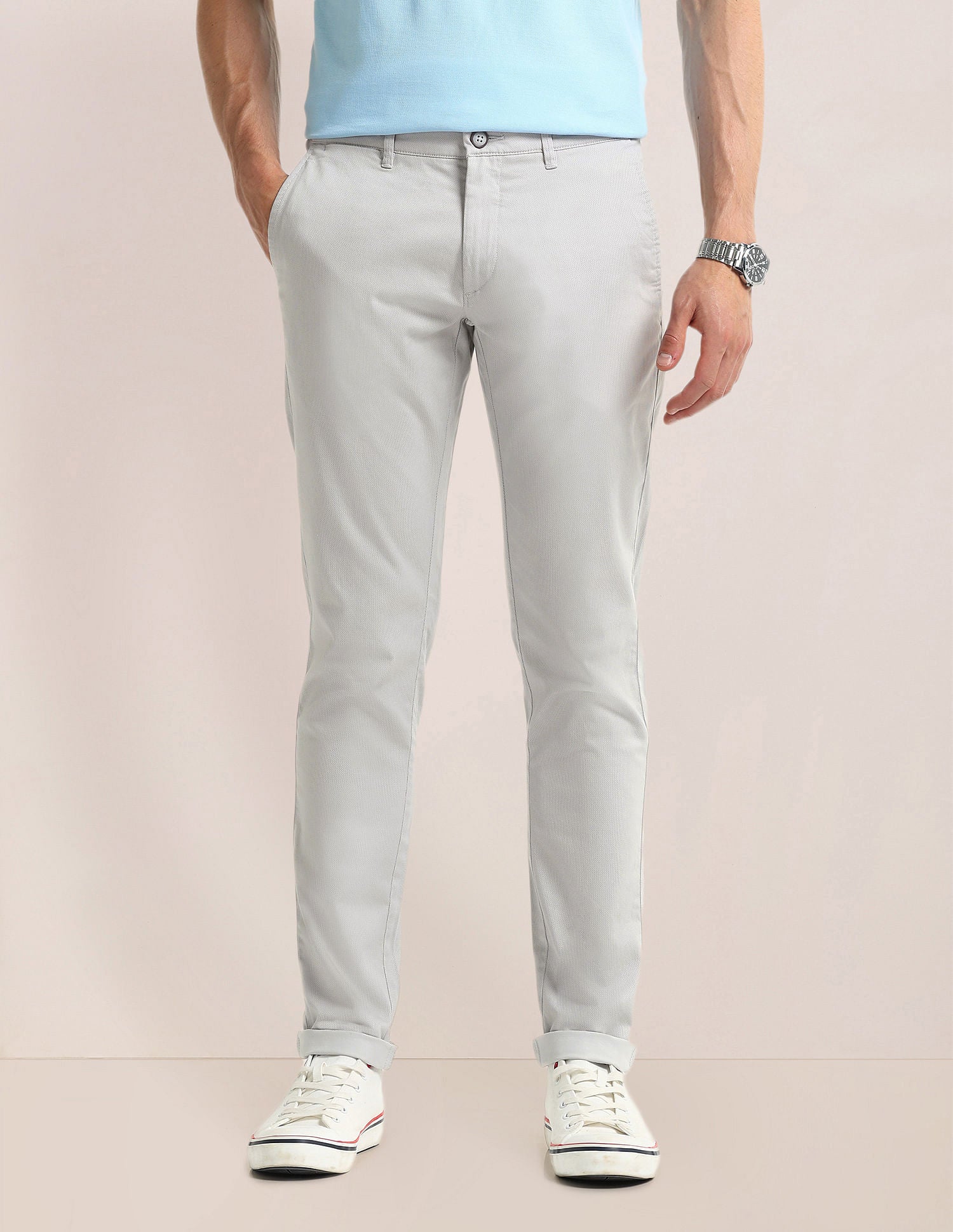 Austin Fit Textured Trousers