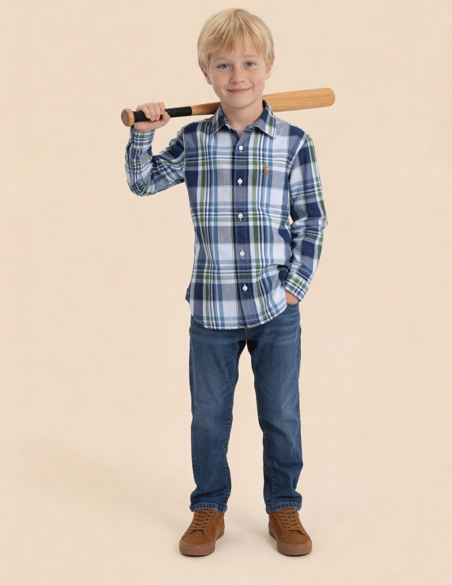 Tartan Checked Twill Shirt