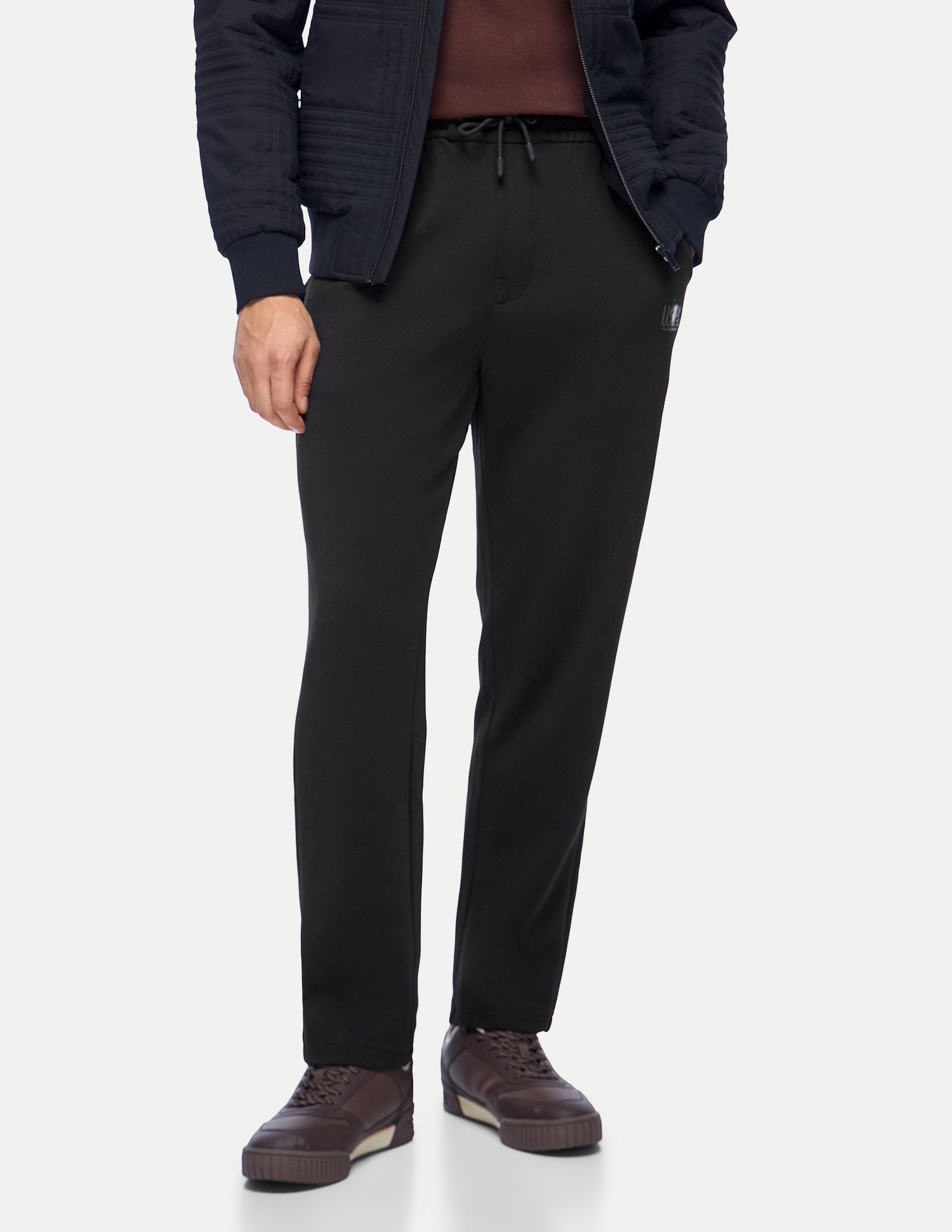 Mid Rise Regular Fit Track Pants Black - U.S. Polo Assn. India | Large
