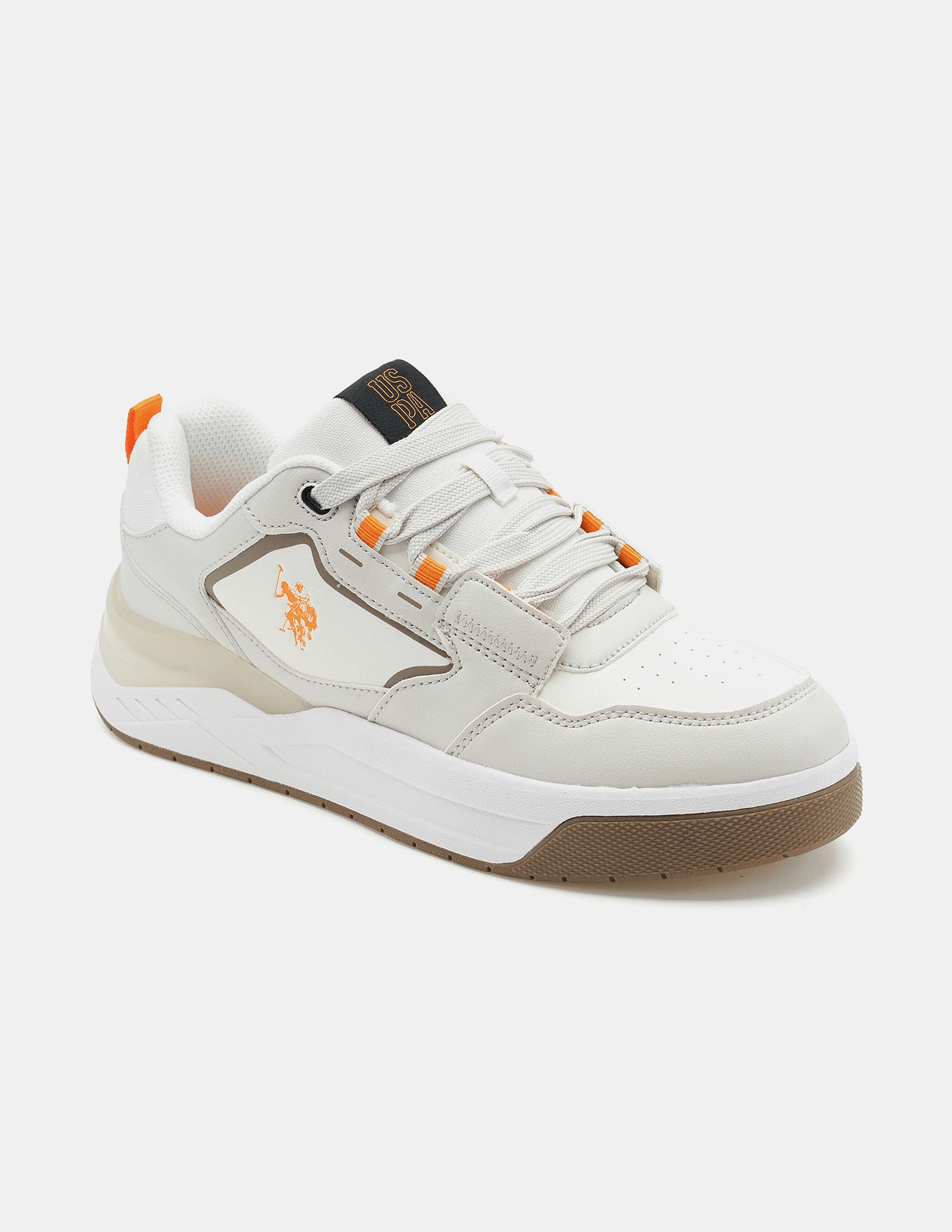 Men Colourblocked Vander Sneakers Beige - U.S. POLO ASSN. | Large