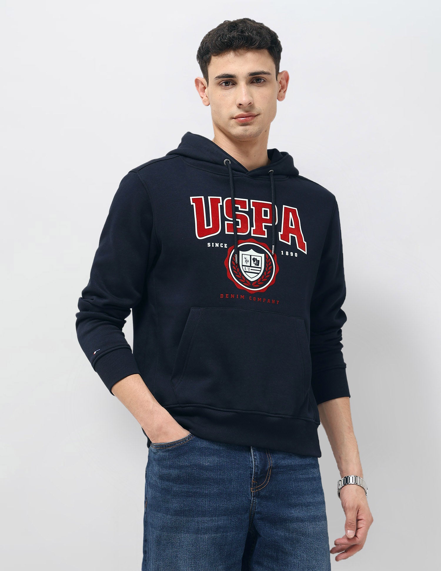 Brand Printed Regular Fit Sweatshirt