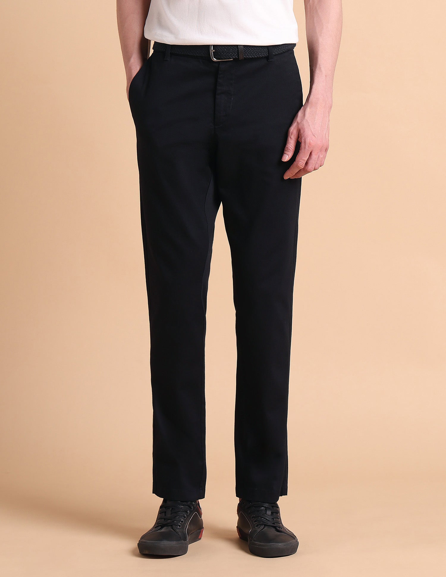 Super Slim Fit Satin Trousers