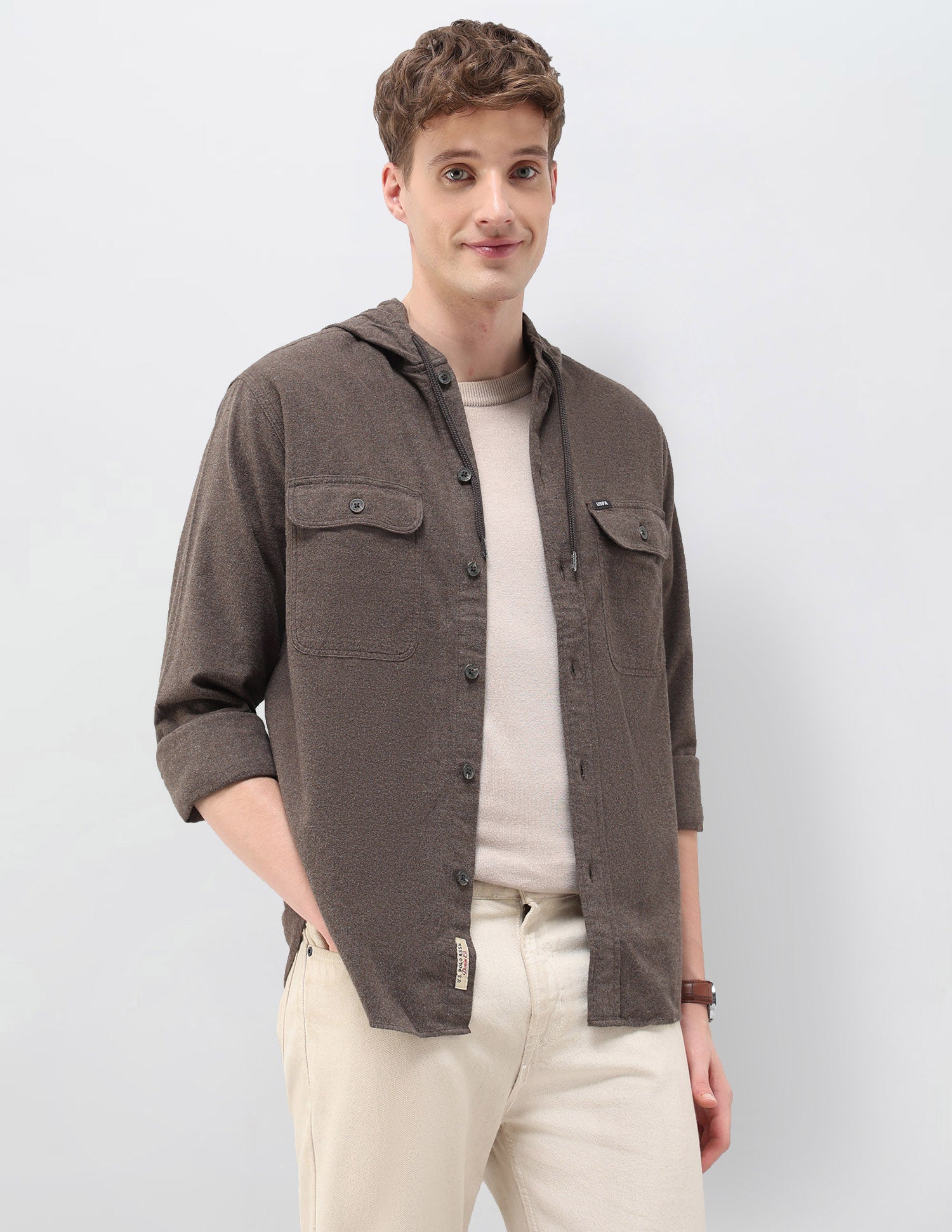 Heathered Loose Fit Shirt