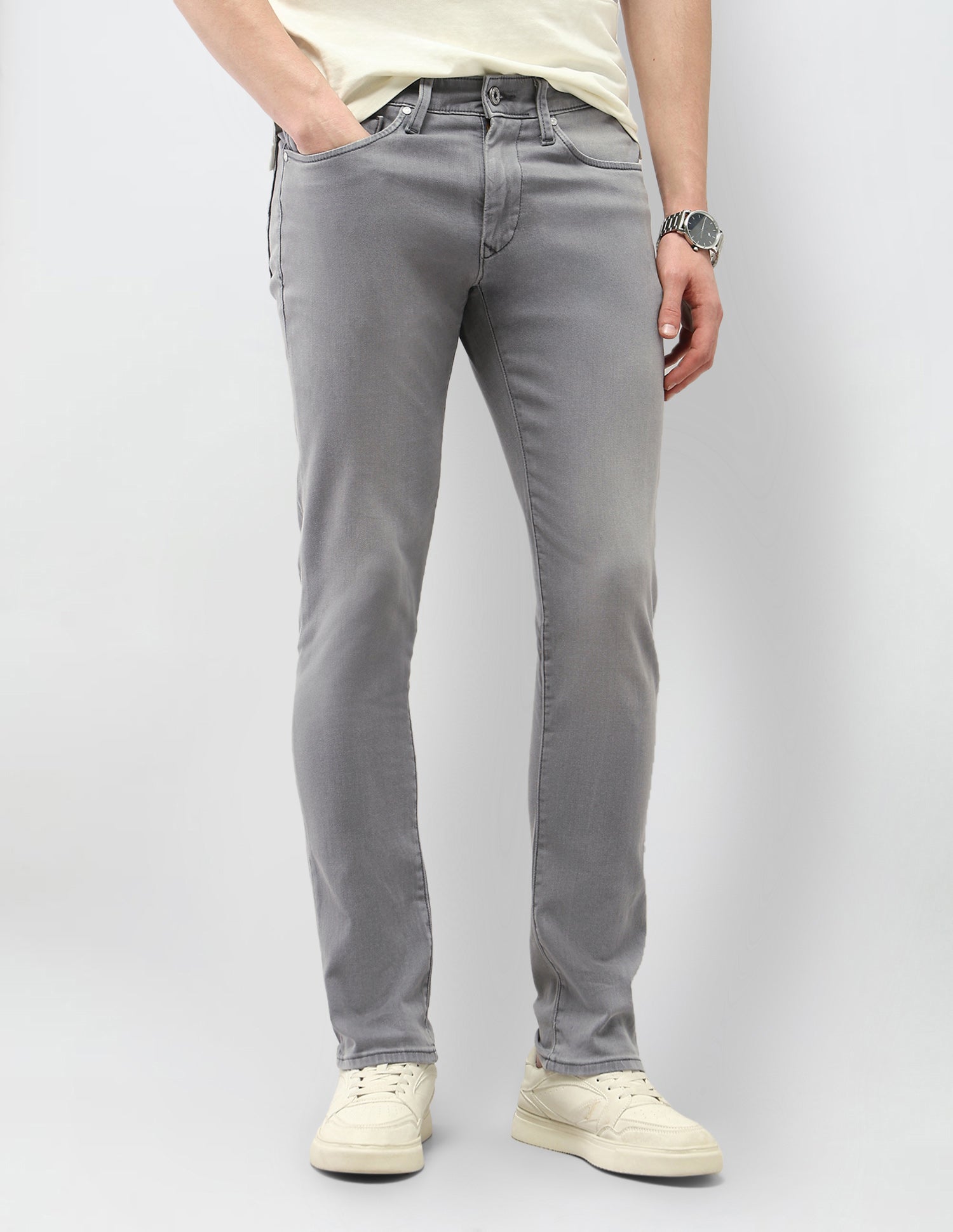 Brandon Slim Tapered Fit Light Washed Jeans