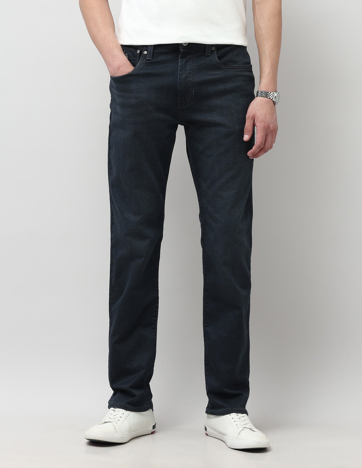 Harold Slim Straight Fit Green Jeans