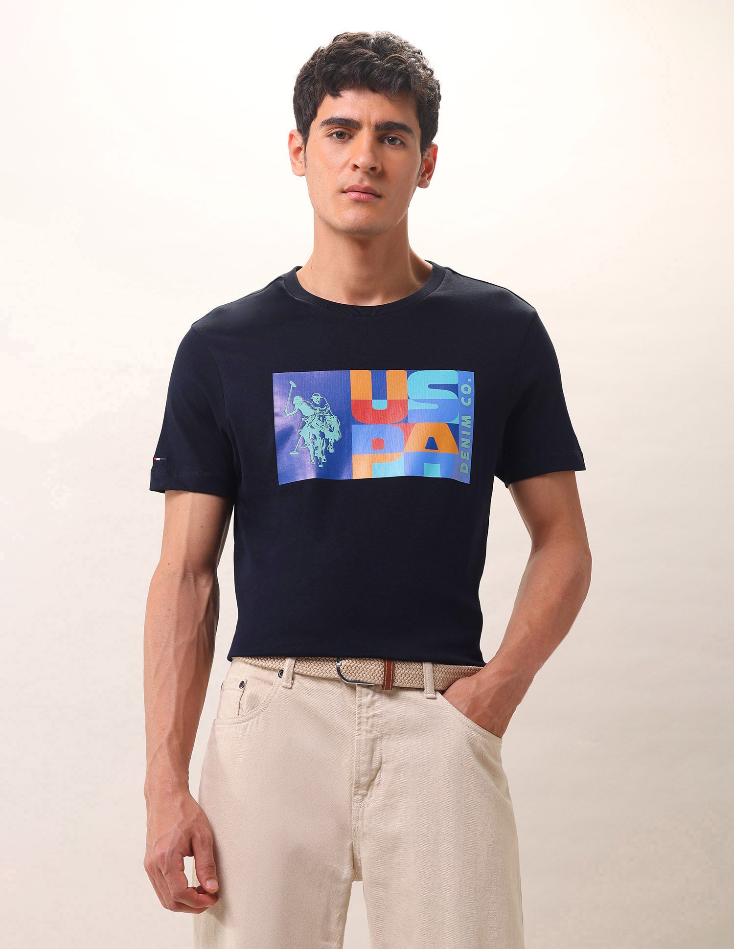 Brand Printed Pure Cotton T-Shirt