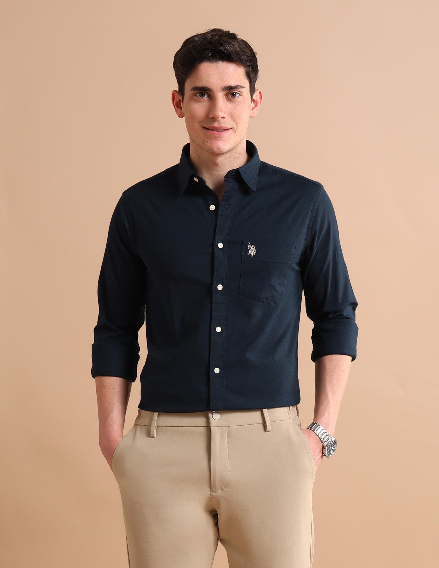 Stretchy Twill Shirt