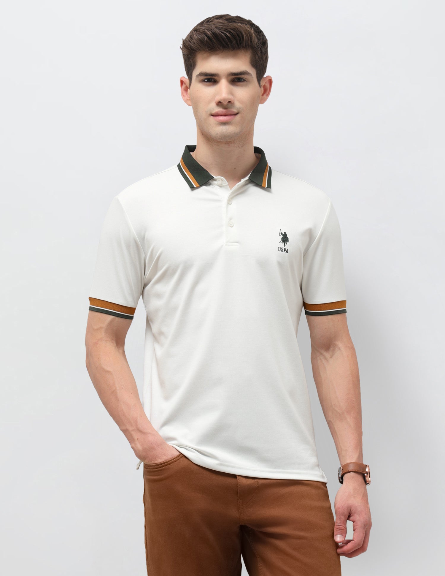 Solid Slim Fit Polo Shirt