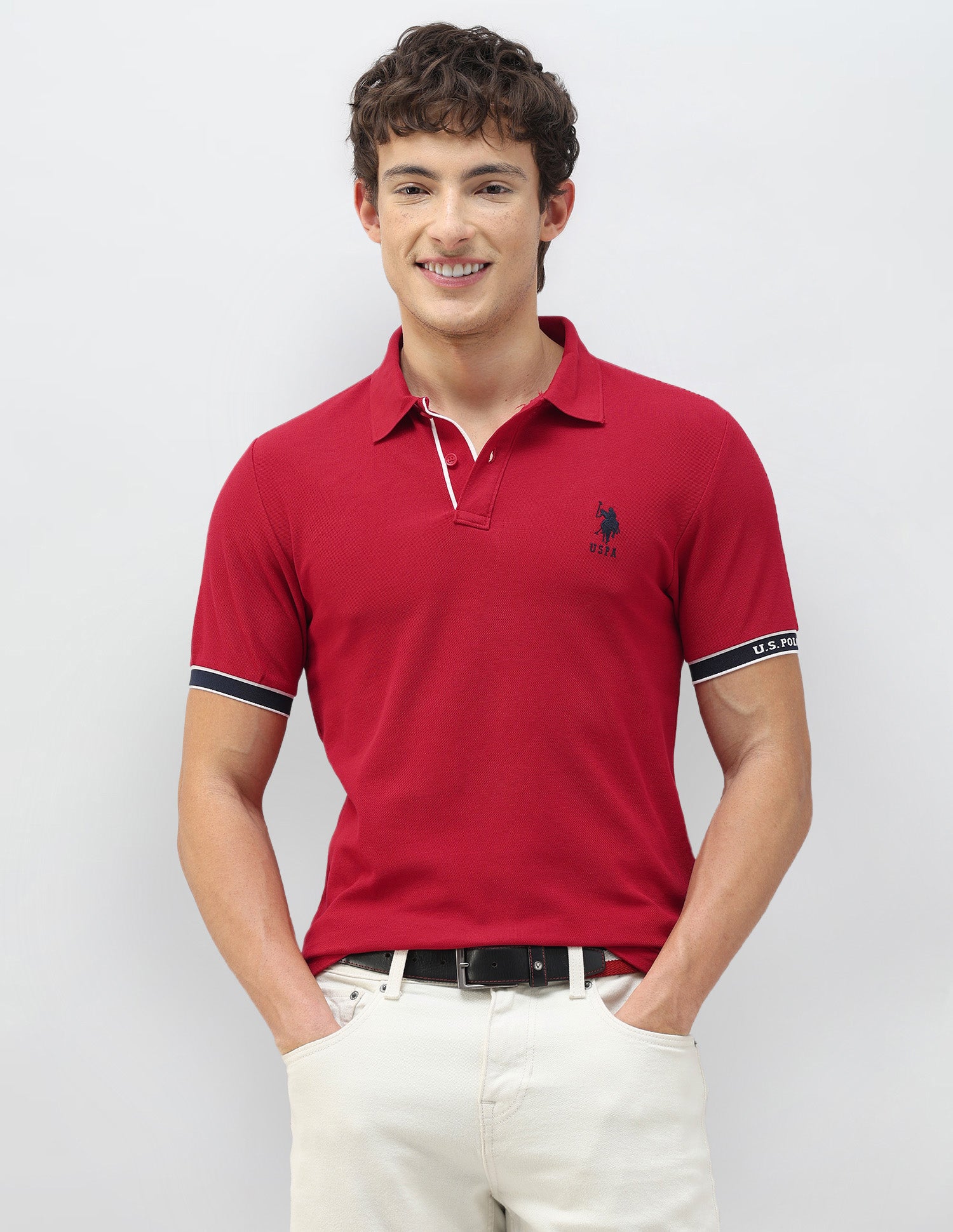 New Port Marina Solid Polo Shirt