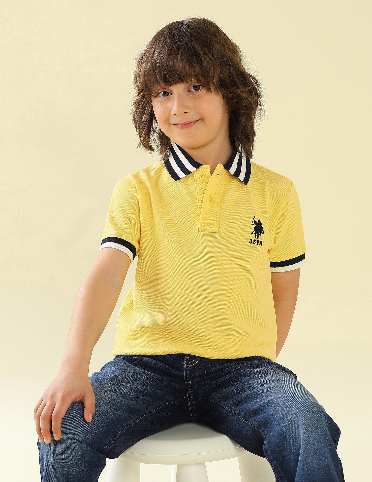 Solid Regular Fit Polo Shirt