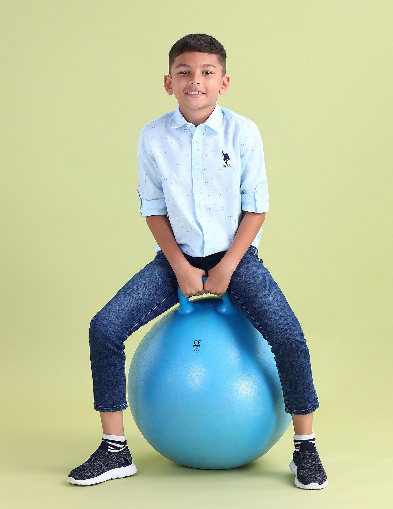 Boys Regular Fit Twill Shirt