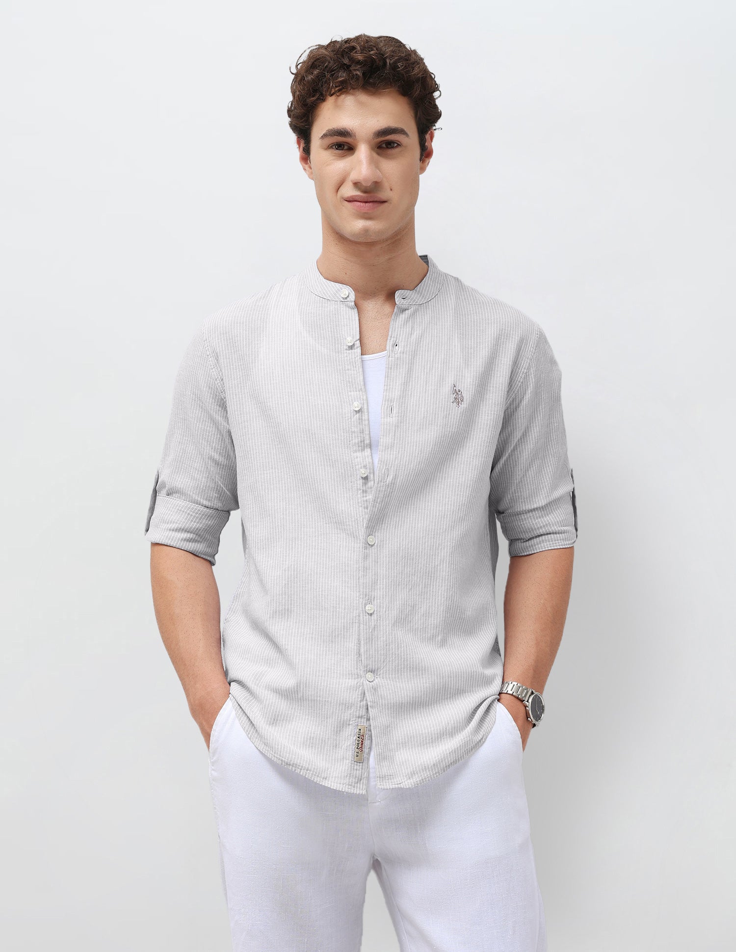 Vertical Striped Regular Fit Shirt