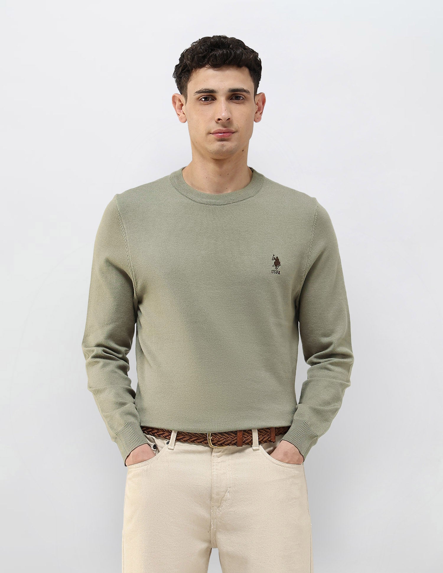 Solid Regular Fit Sweater